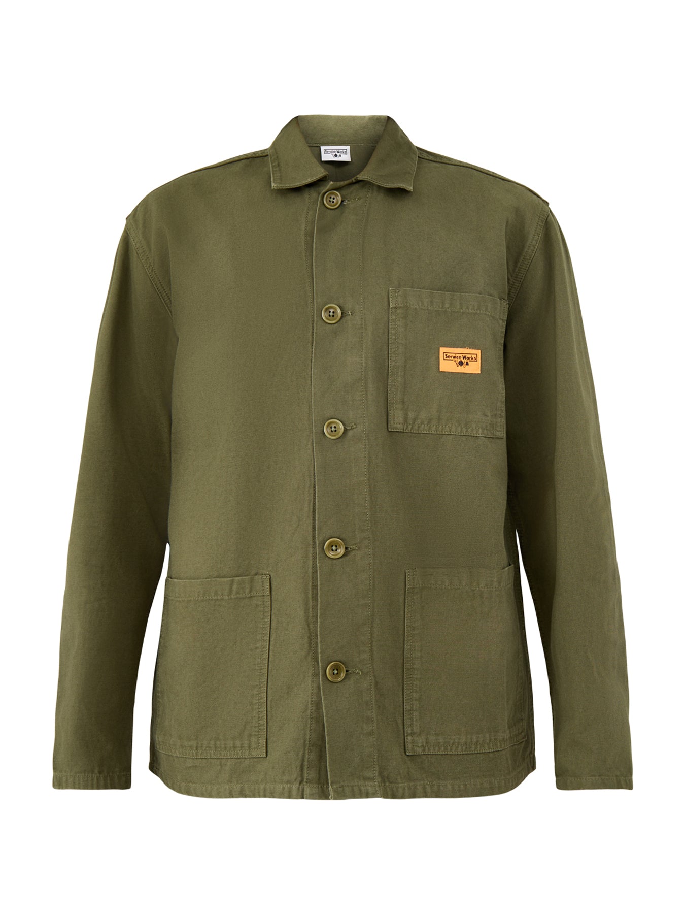 Canvas Chore Shirt Olive