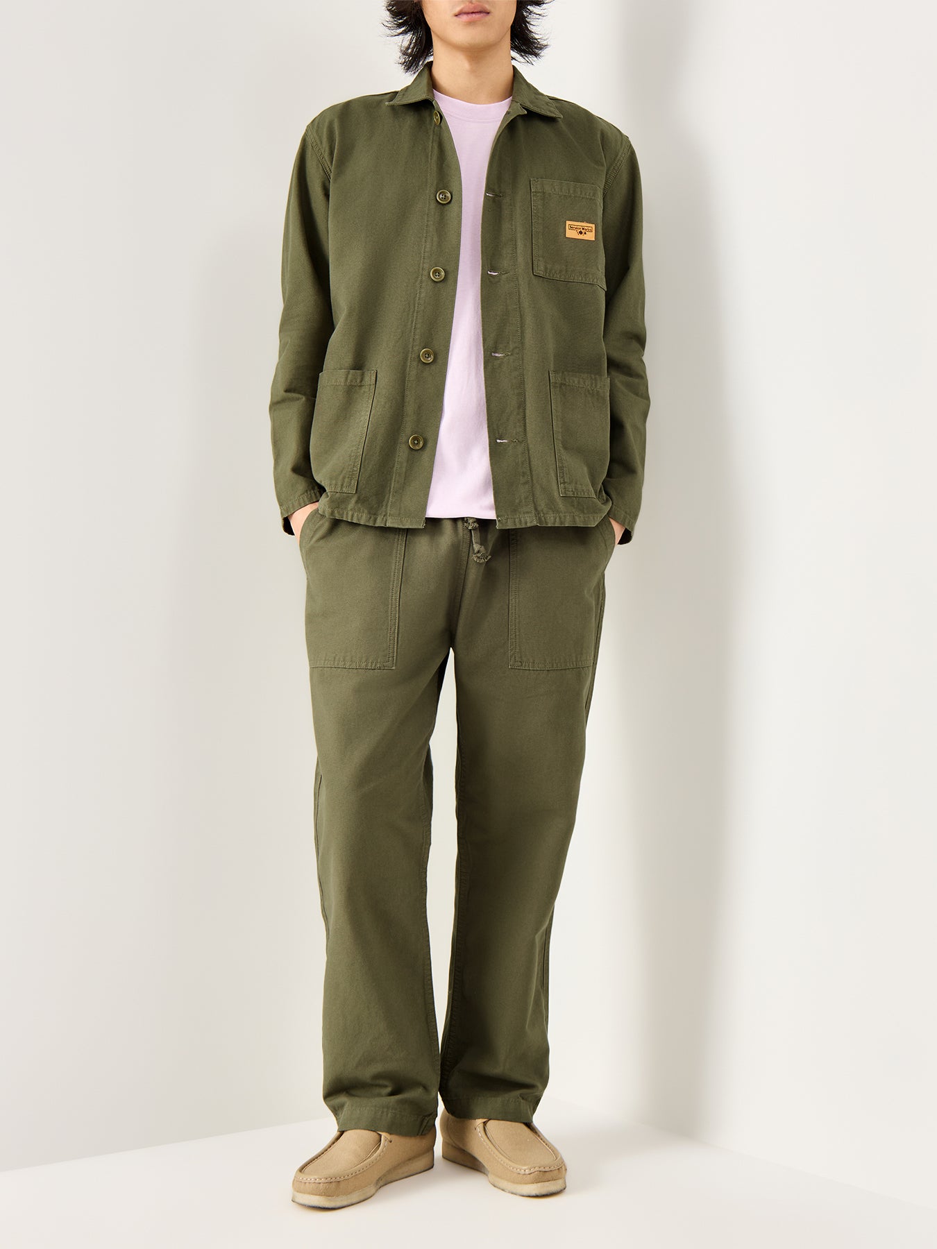 Canvas Chore Shirt Olive