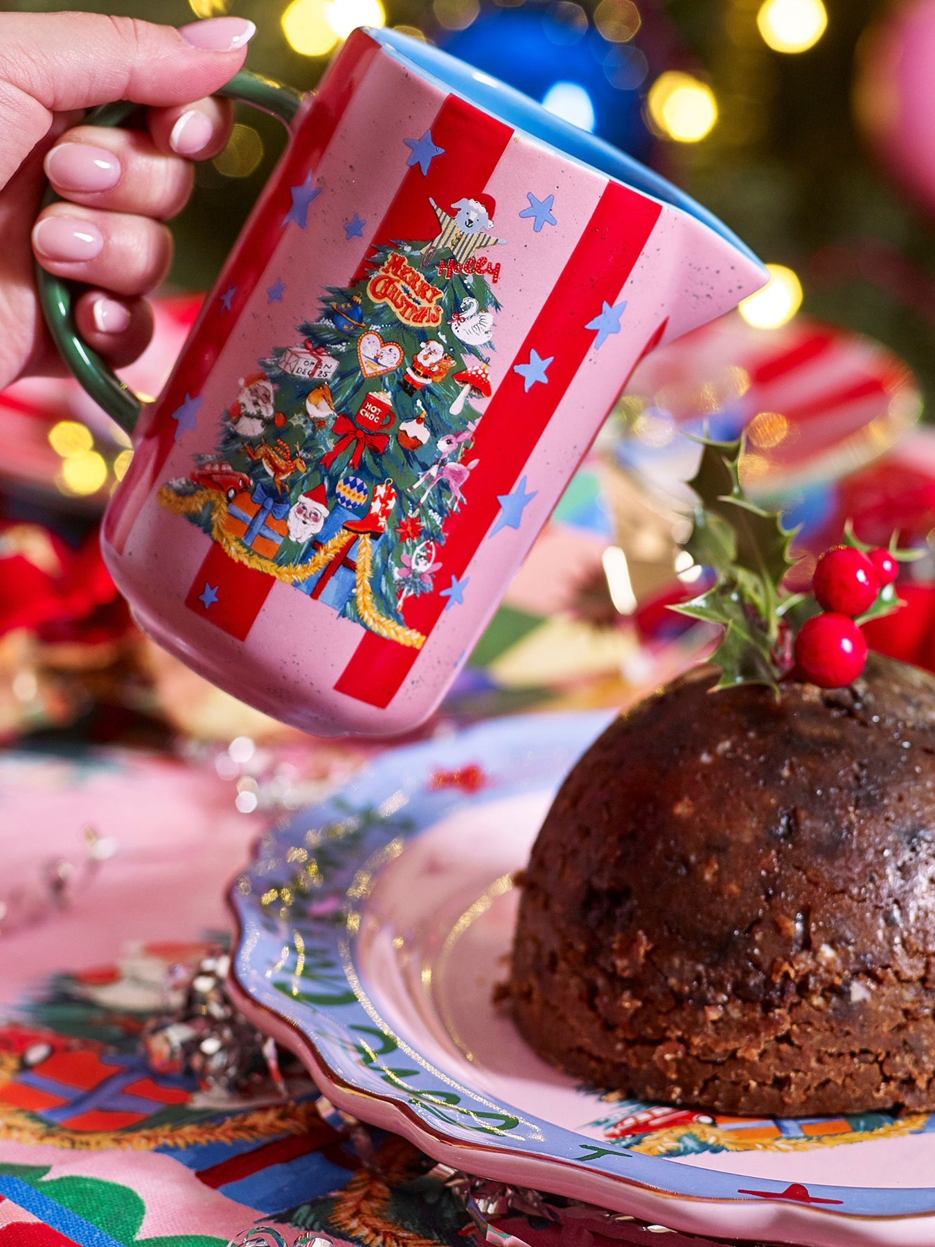 Fabulously Festive Jug Multi Colour