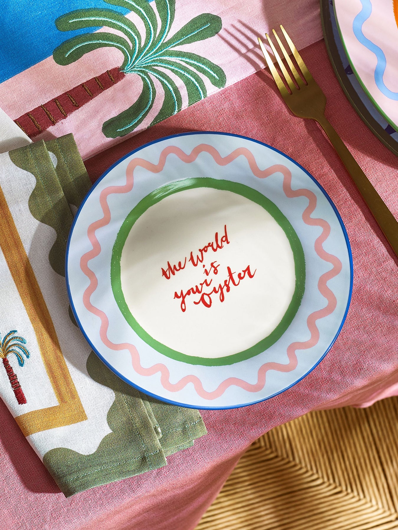 Oyster Side Plate Multi