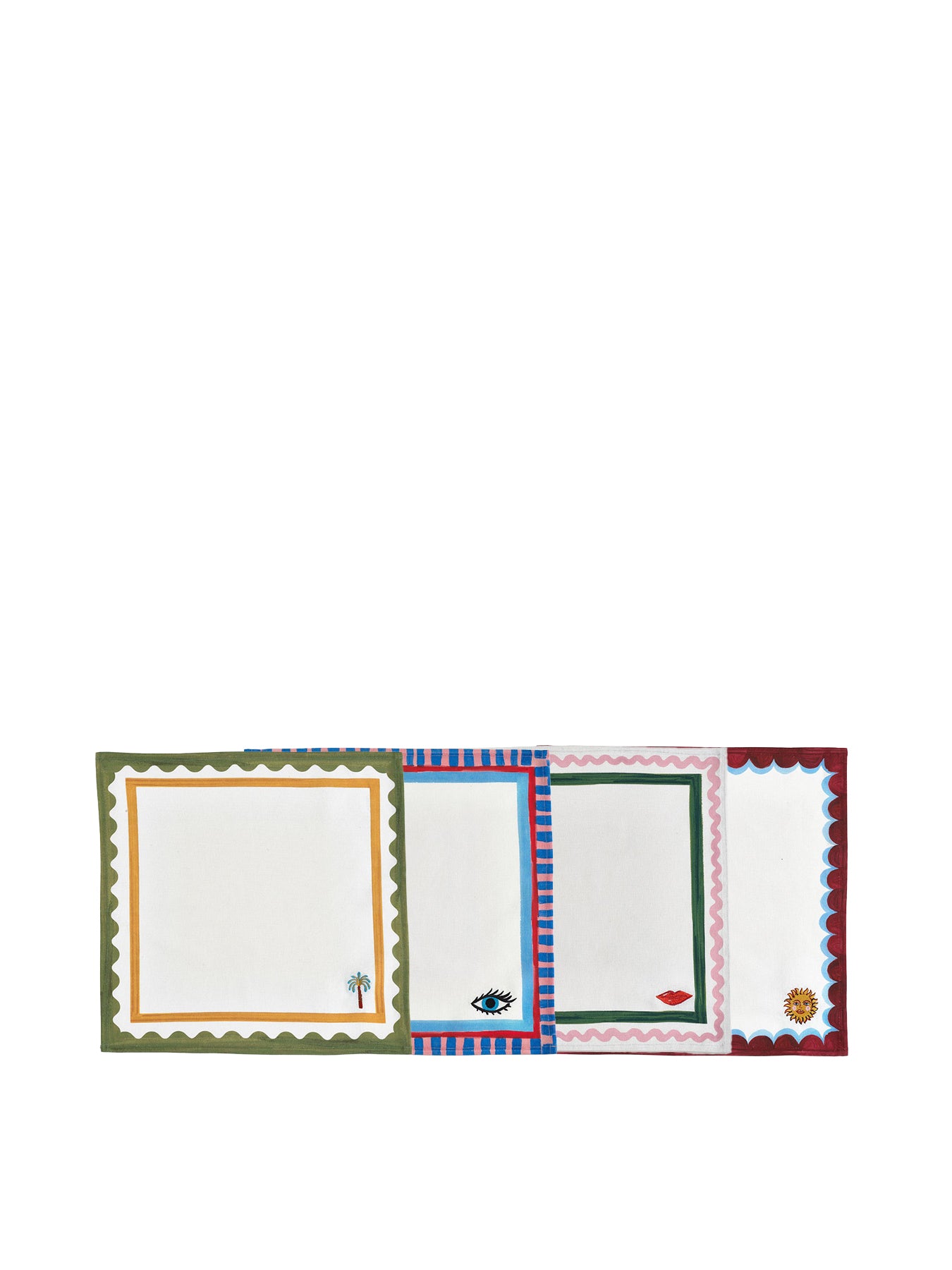 Set of 4 Icon Napkins