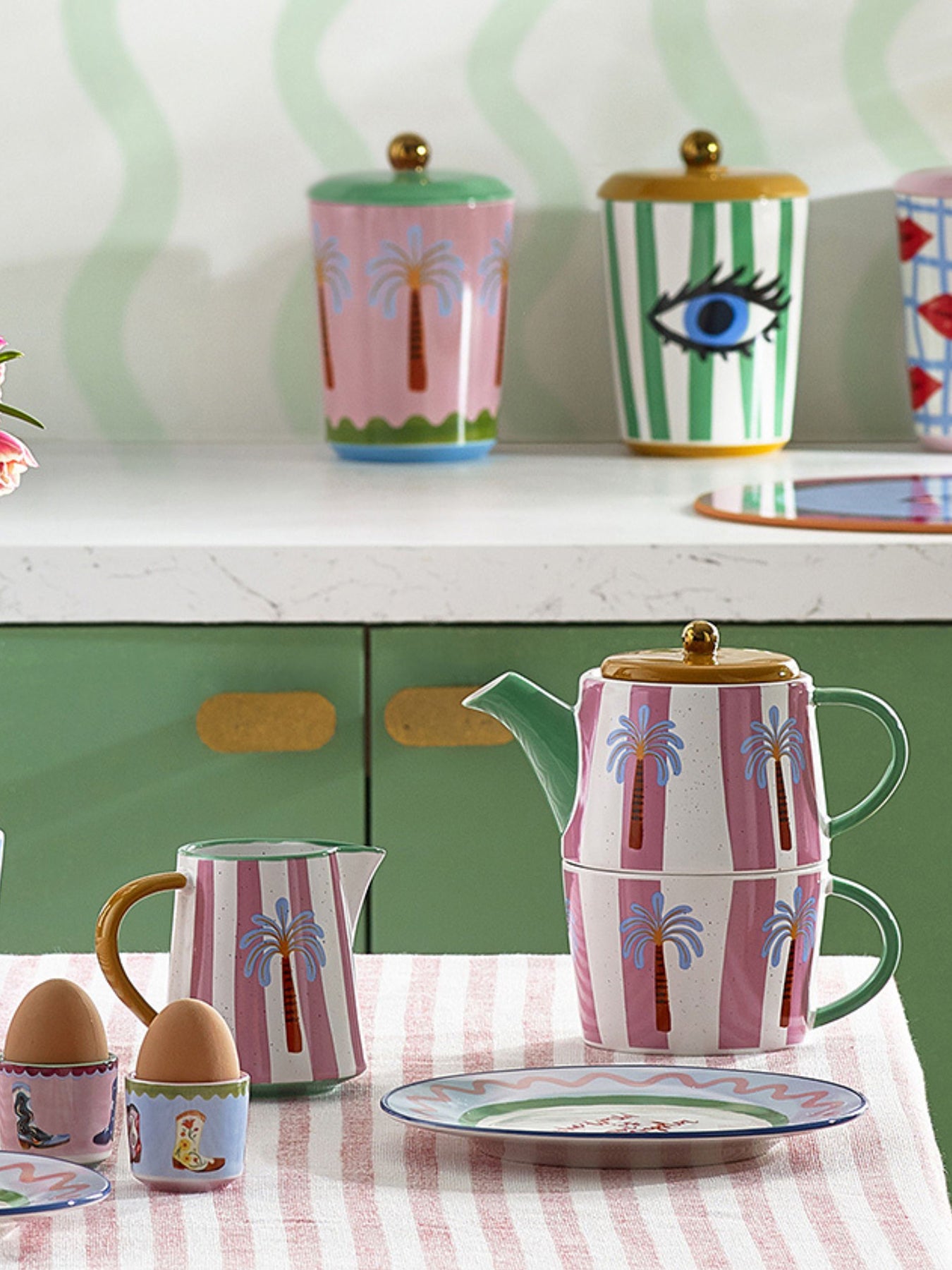 Electric Coast Palm Tea for One