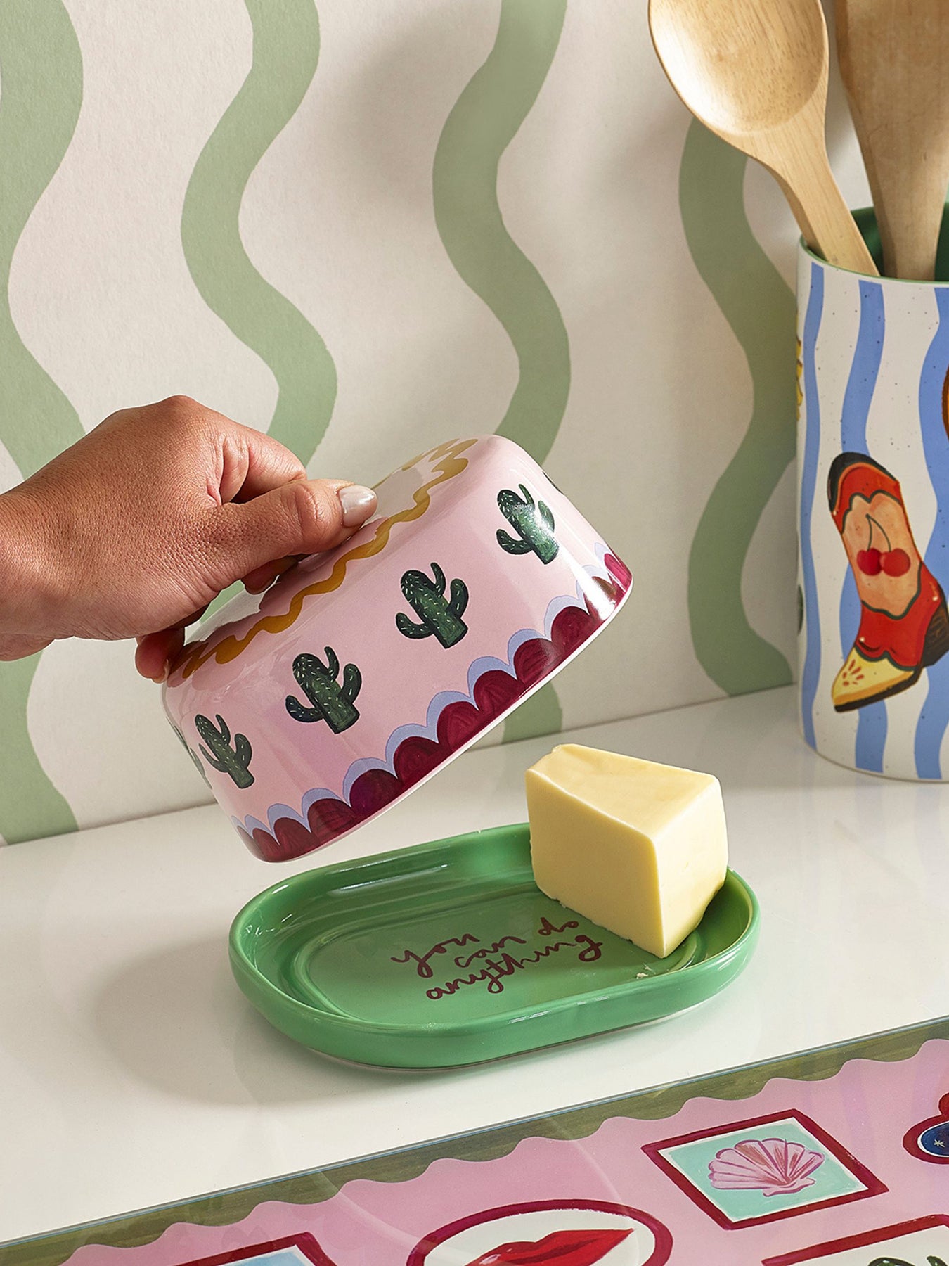 Electric Coast Butter Dish