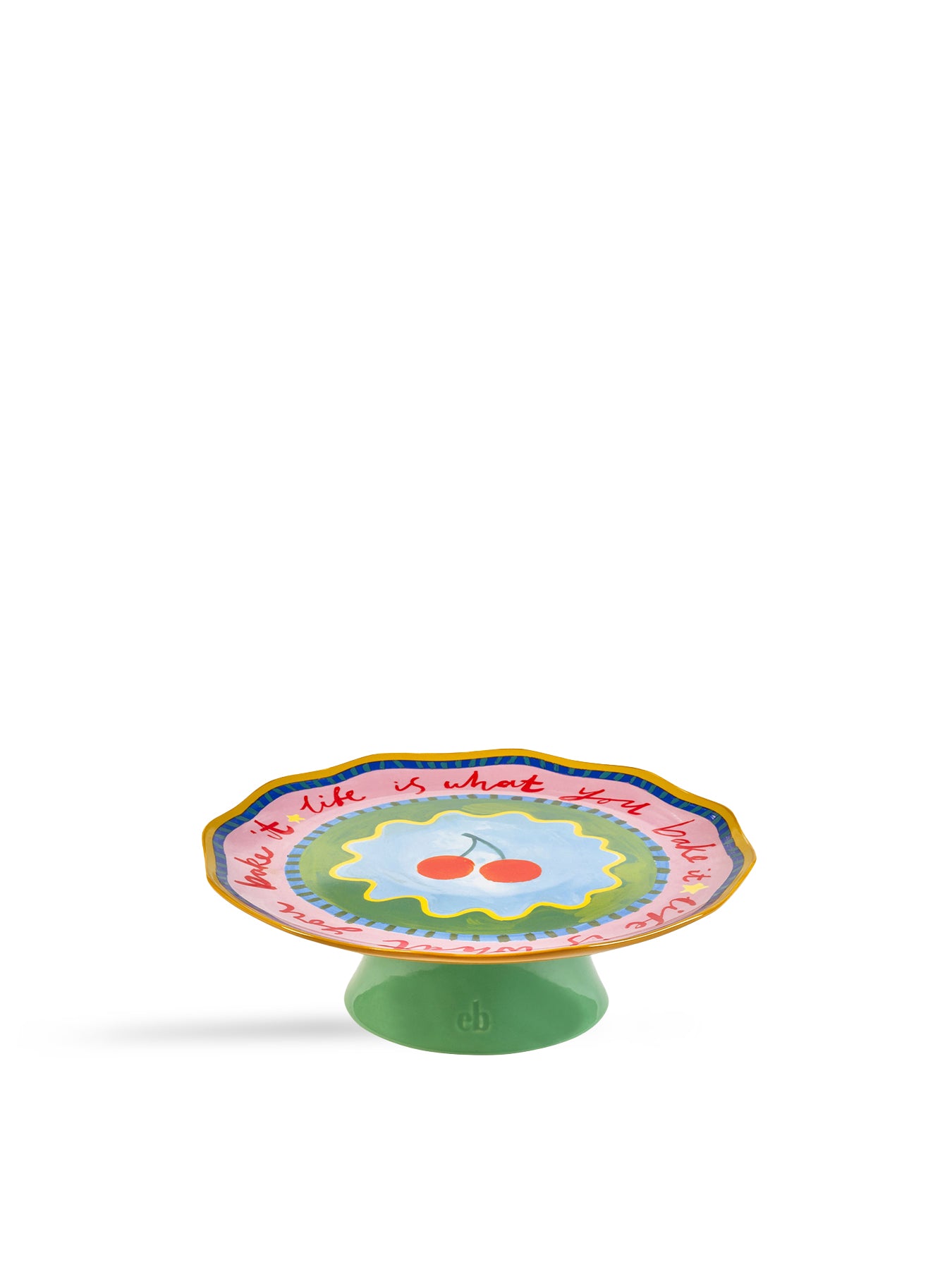 Electric Coast Cake Plate