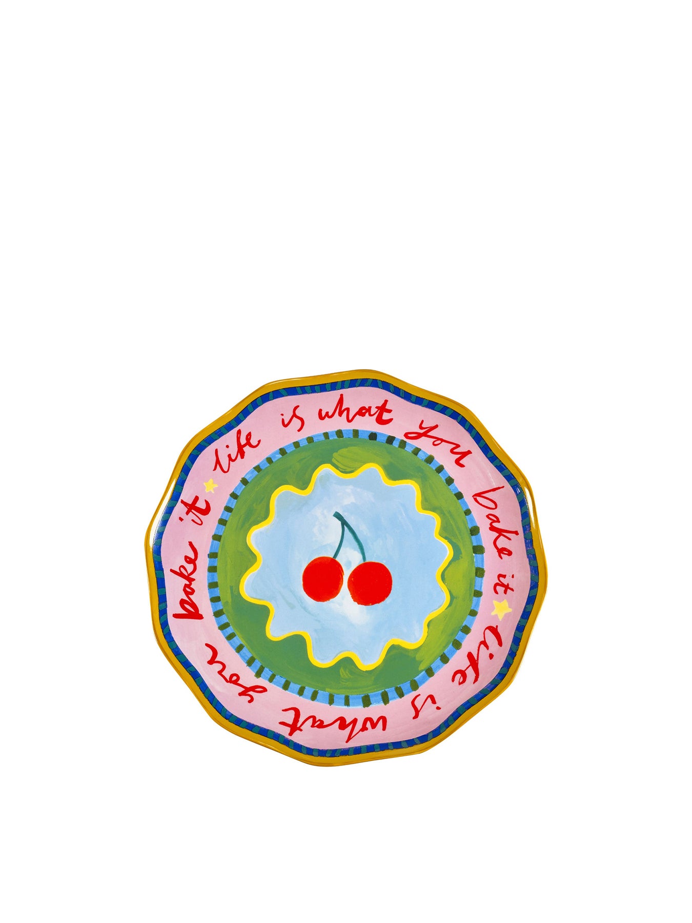 Electric Coast Cake Plate