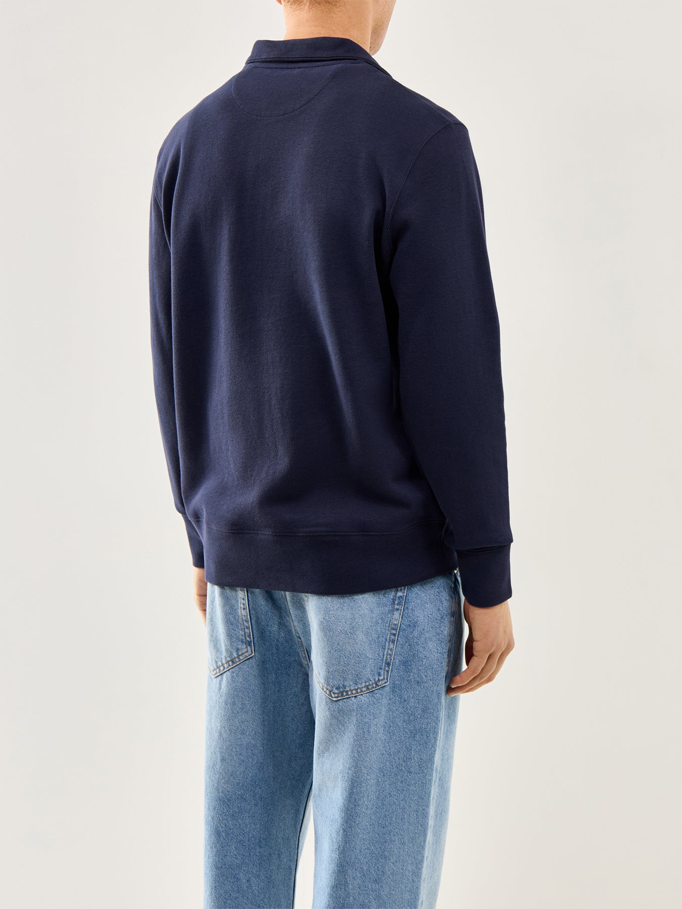 Light Sacker Half Zip Blue