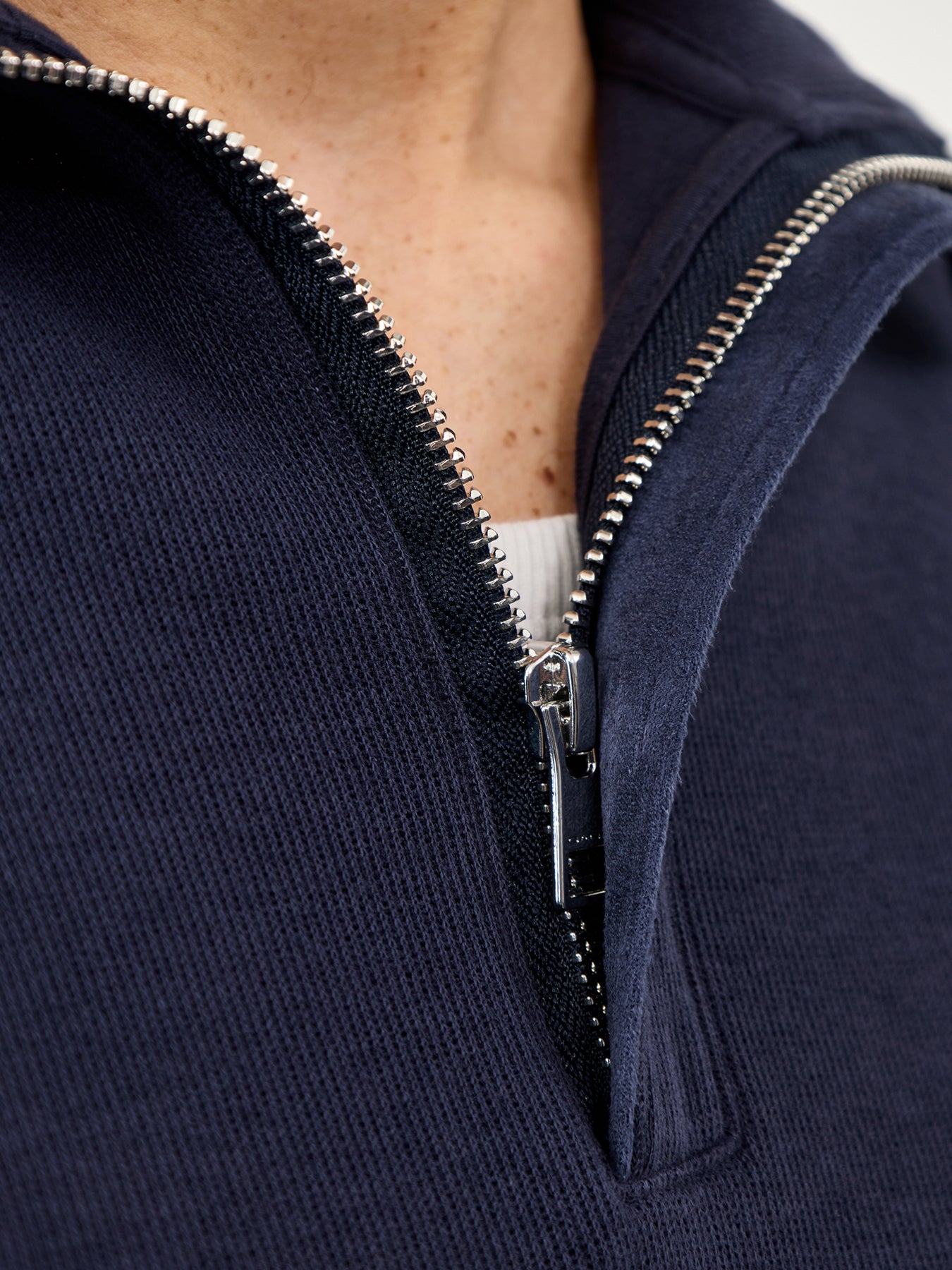 Light Sacker Half Zip Blue