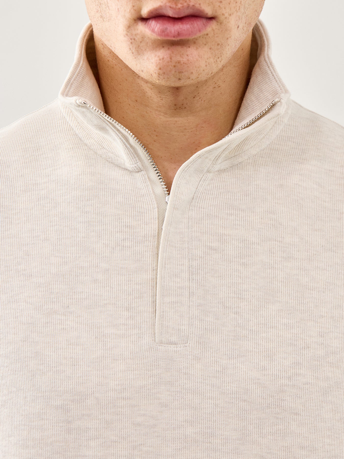 Light Sacker Half Zip Cream