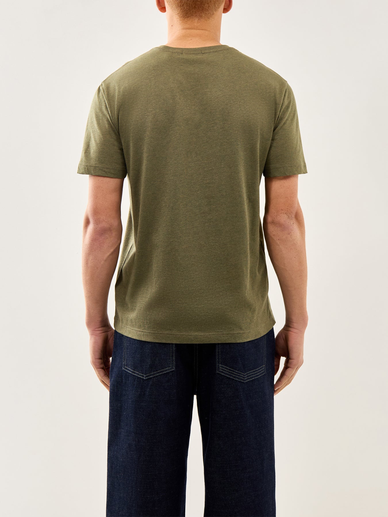 Shield T-Shirt Khaki Green Melange