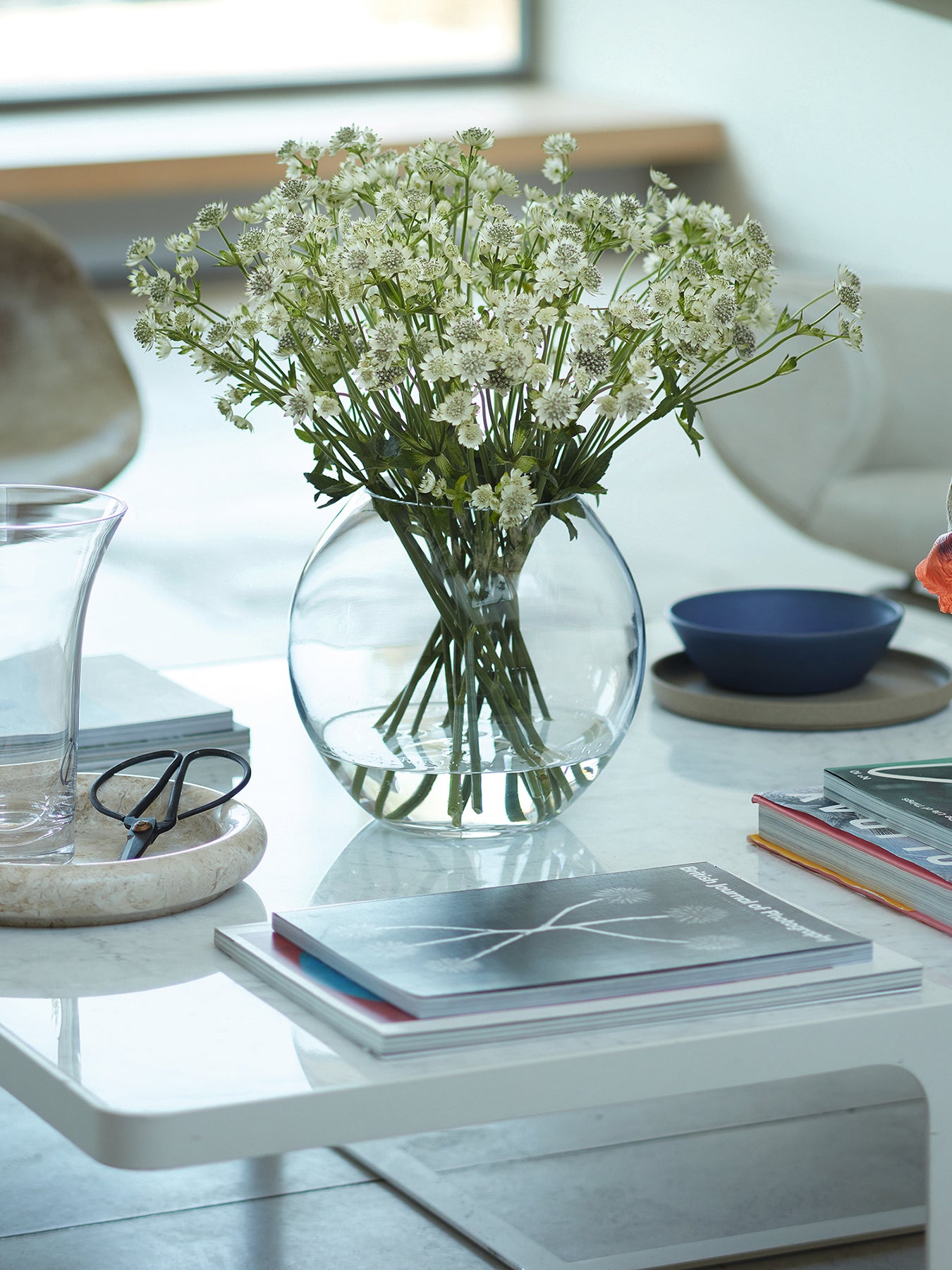 Flower Round Bouquet Vase H22cm