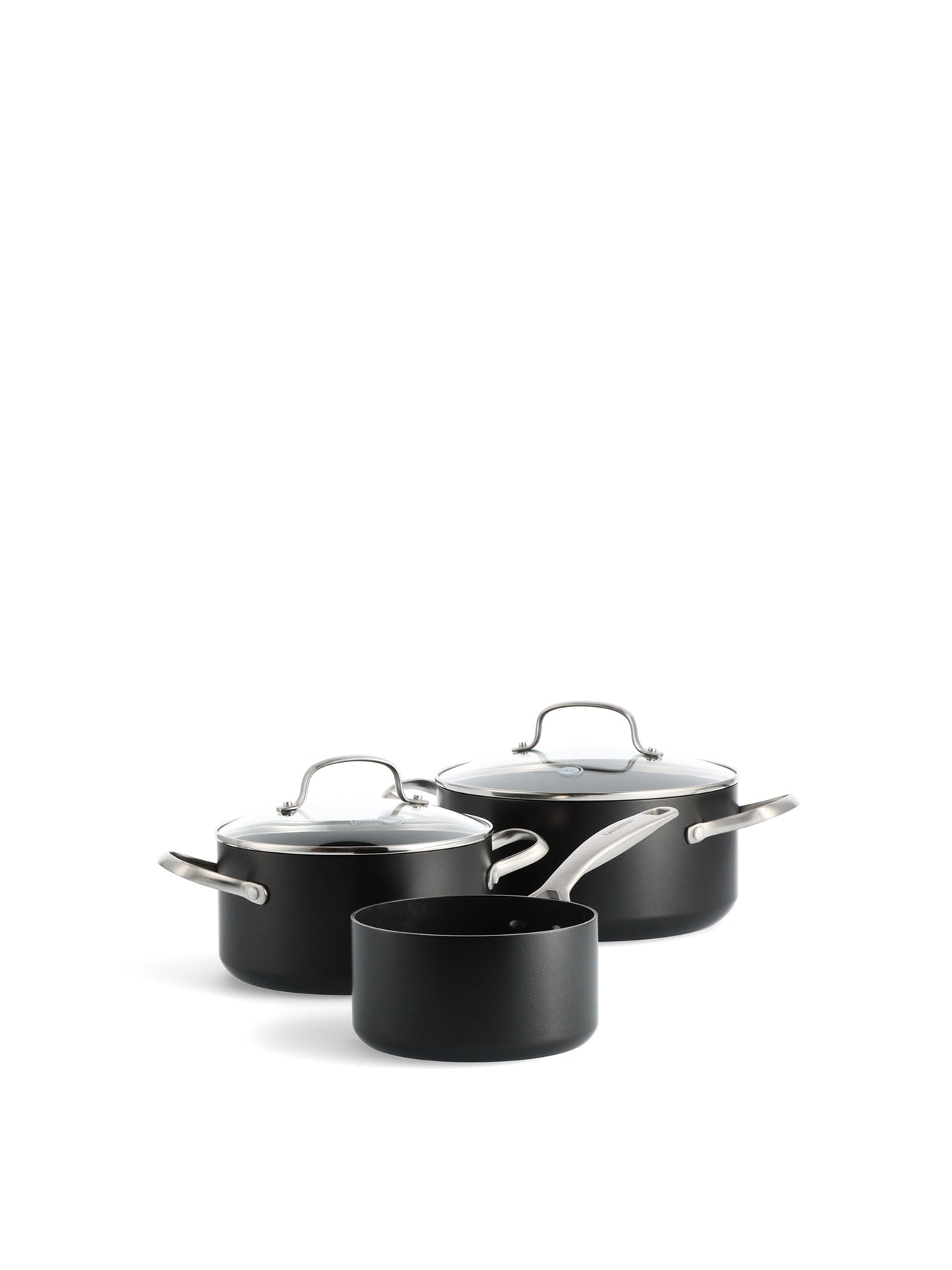Copenhagen 3 piece Saucepan Set 16.5cm 24.5cm