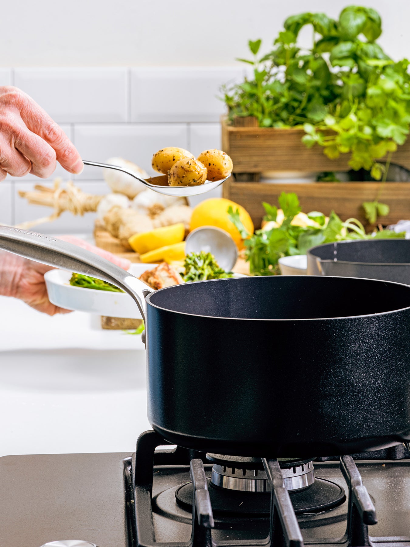 Copenhagen 3 piece Saucepan Set 16.5cm 24.5cm