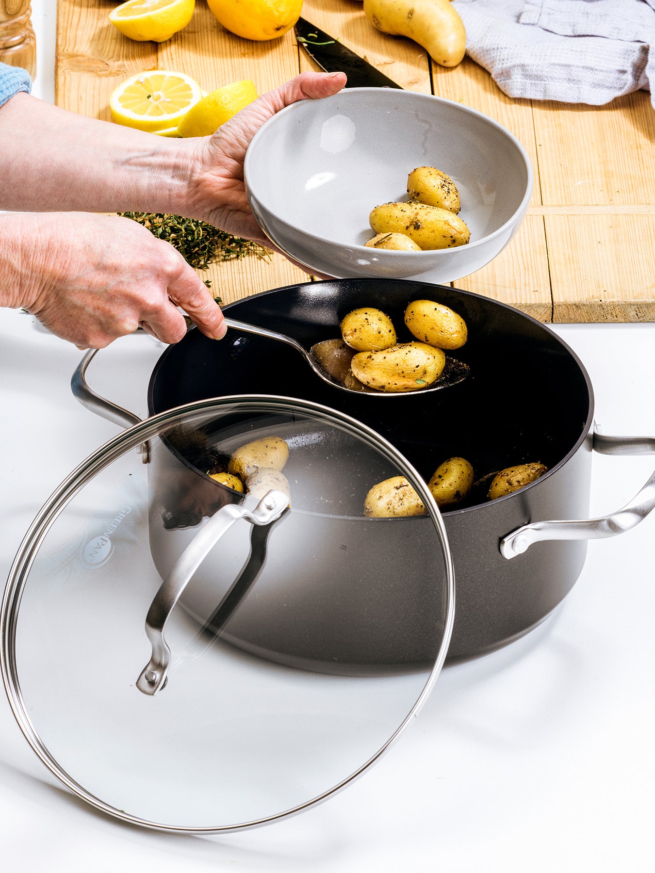 Copenhagen 3 piece Saucepan Set 16.5cm 24.5cm
