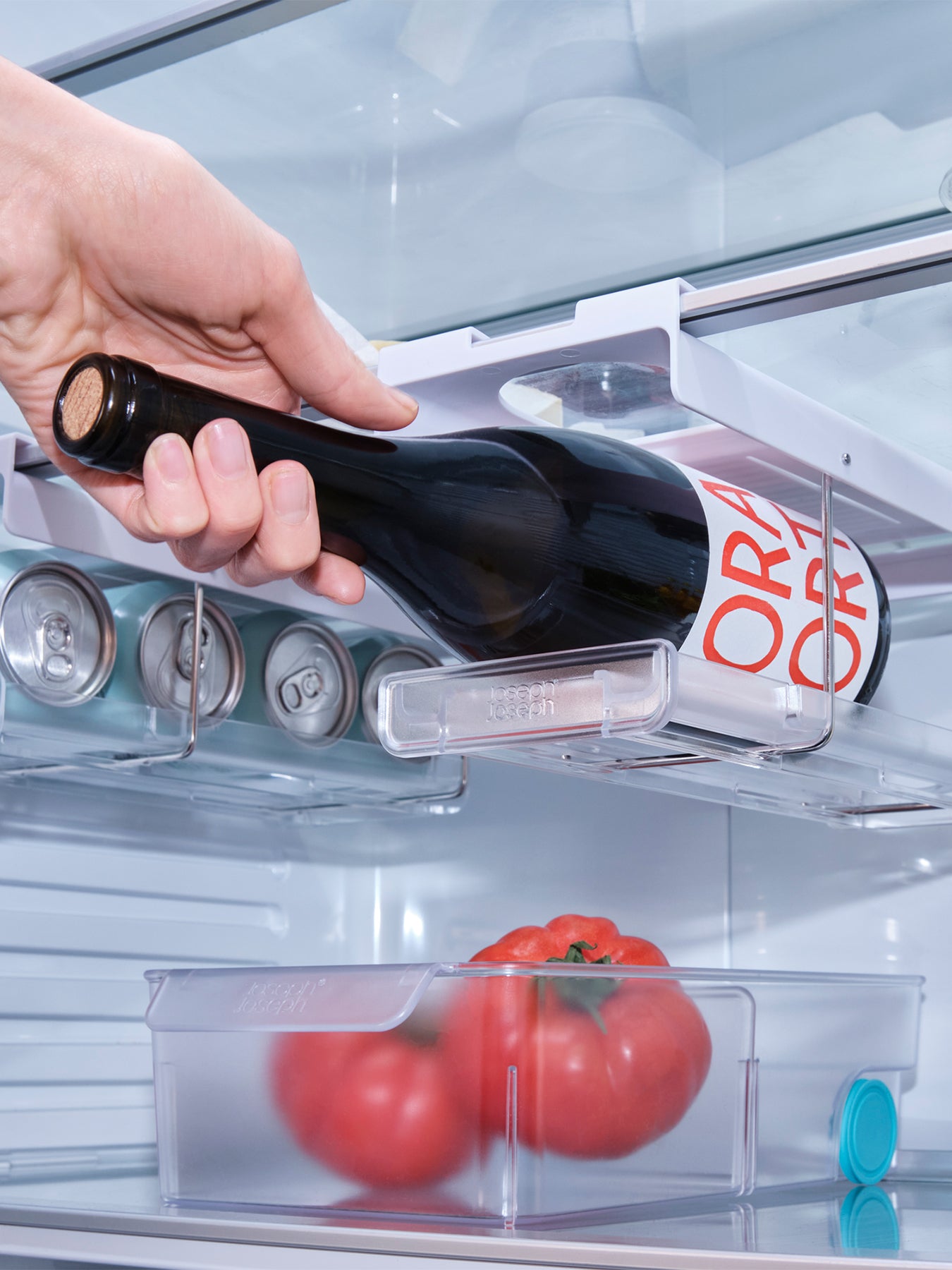 FridgeStore Under Shelf Bottle Holder