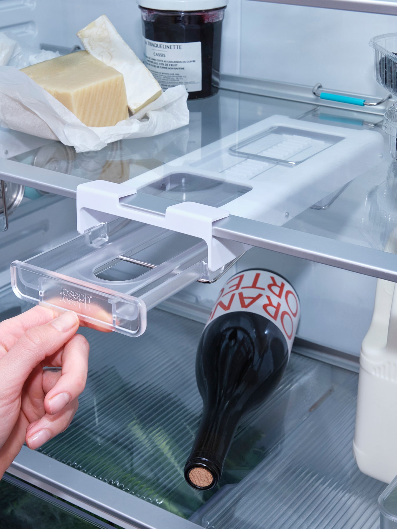 FridgeStore Under Shelf Bottle Holder