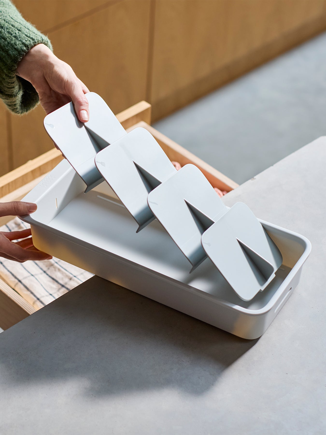 DrawerStore Tiered Cutlery Organiser Large