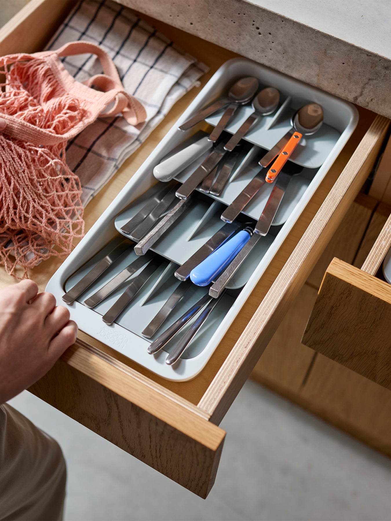 DrawerStore Tiered Cutlery Organiser Large