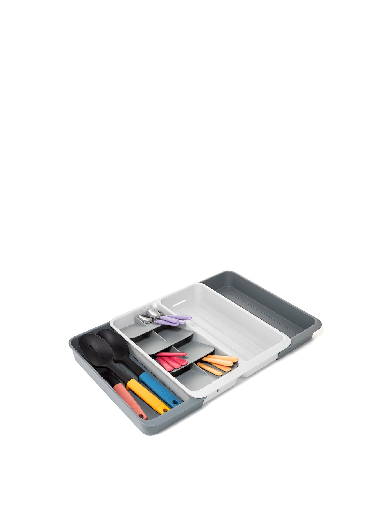 DrawerStore Expanding Tiered Tray Light Stone