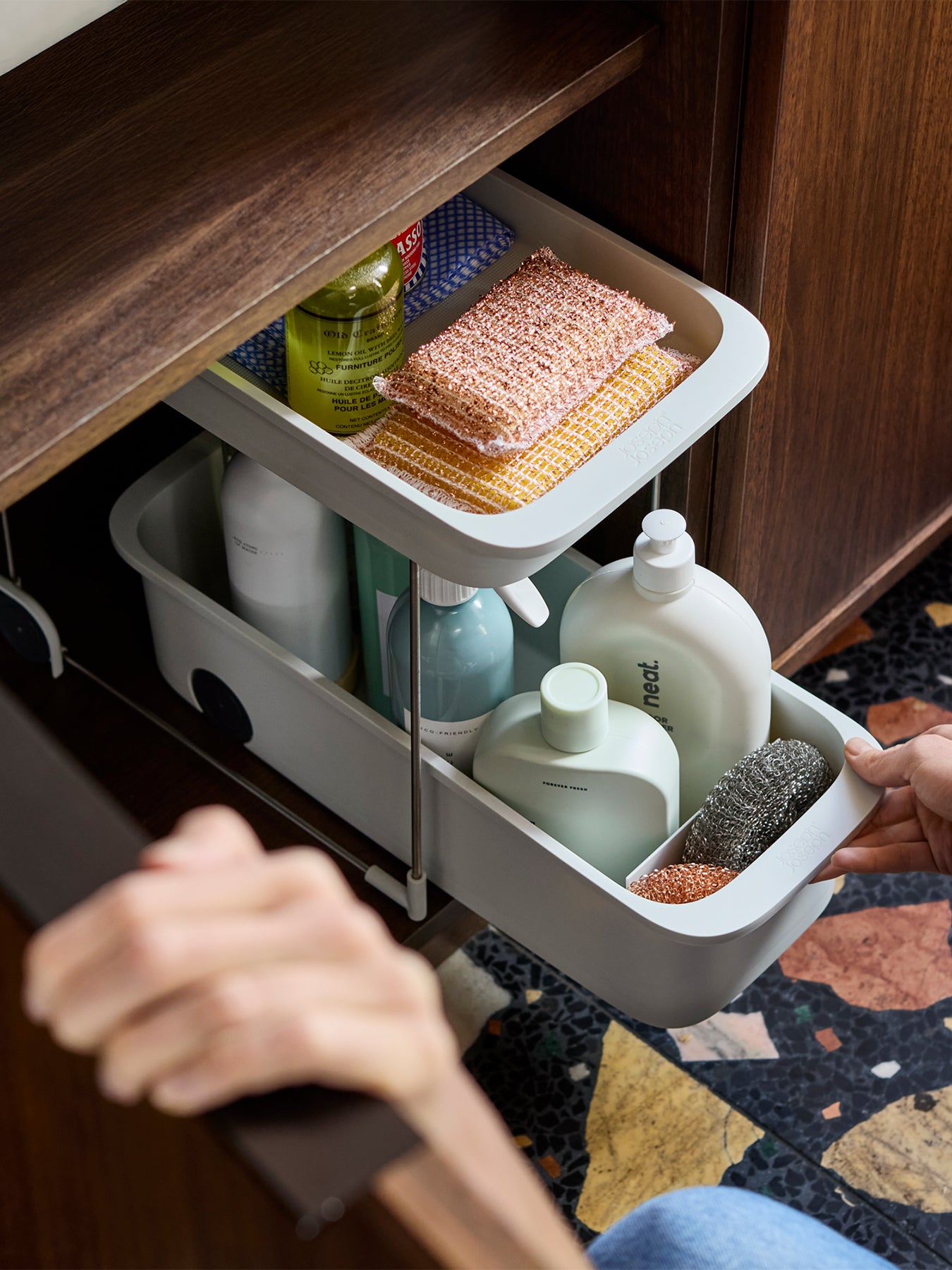 CupboardStore 2 Tier Caddy