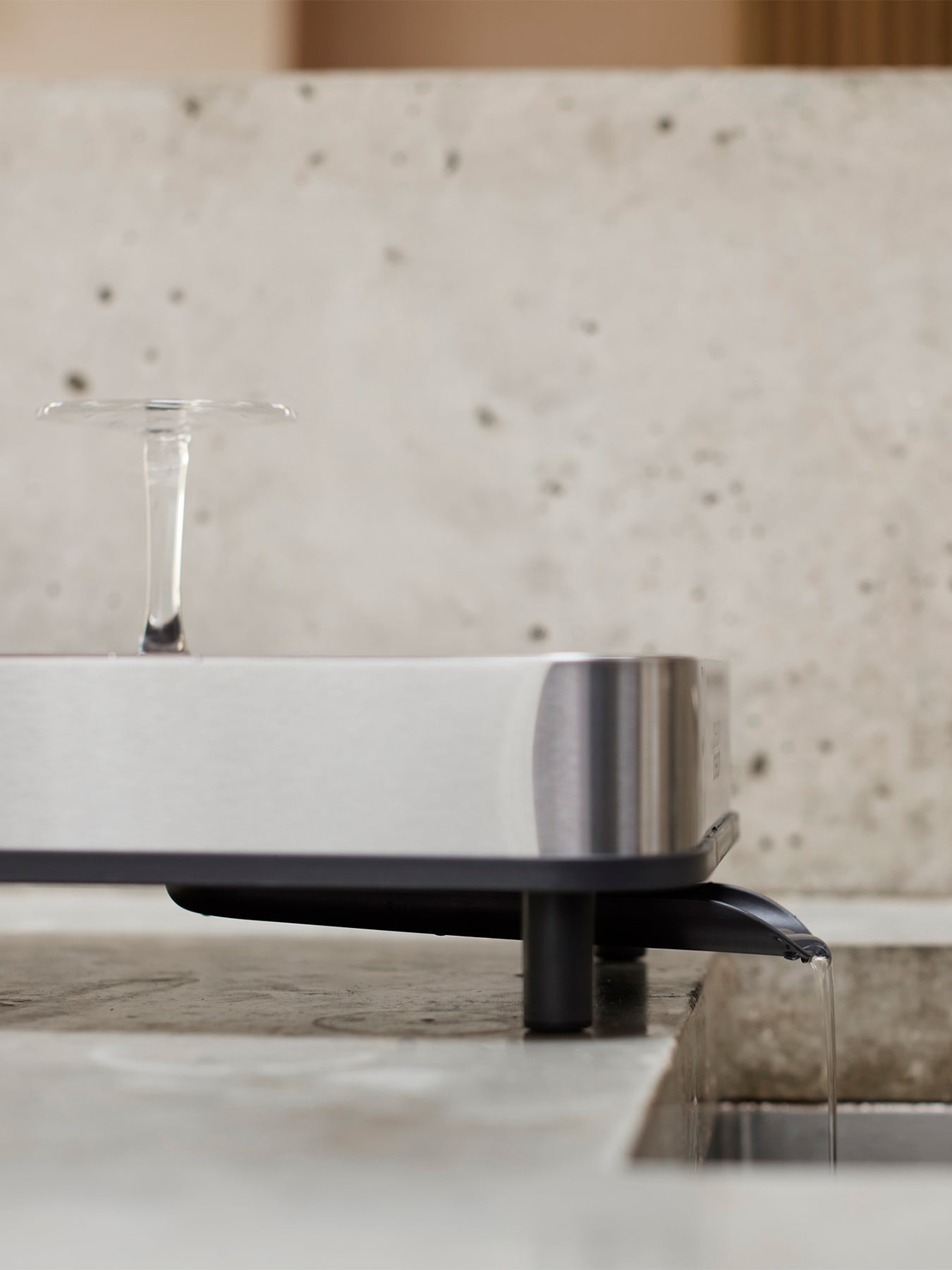 Extend Slim Steel Dish Rack Graphite
