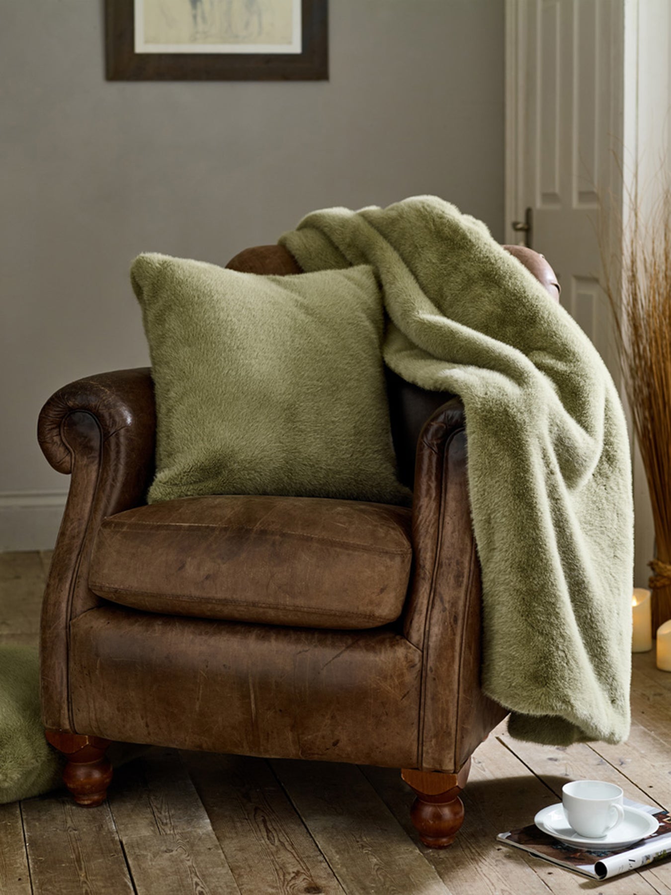 Deyongs TLC Ashford Throw Sage