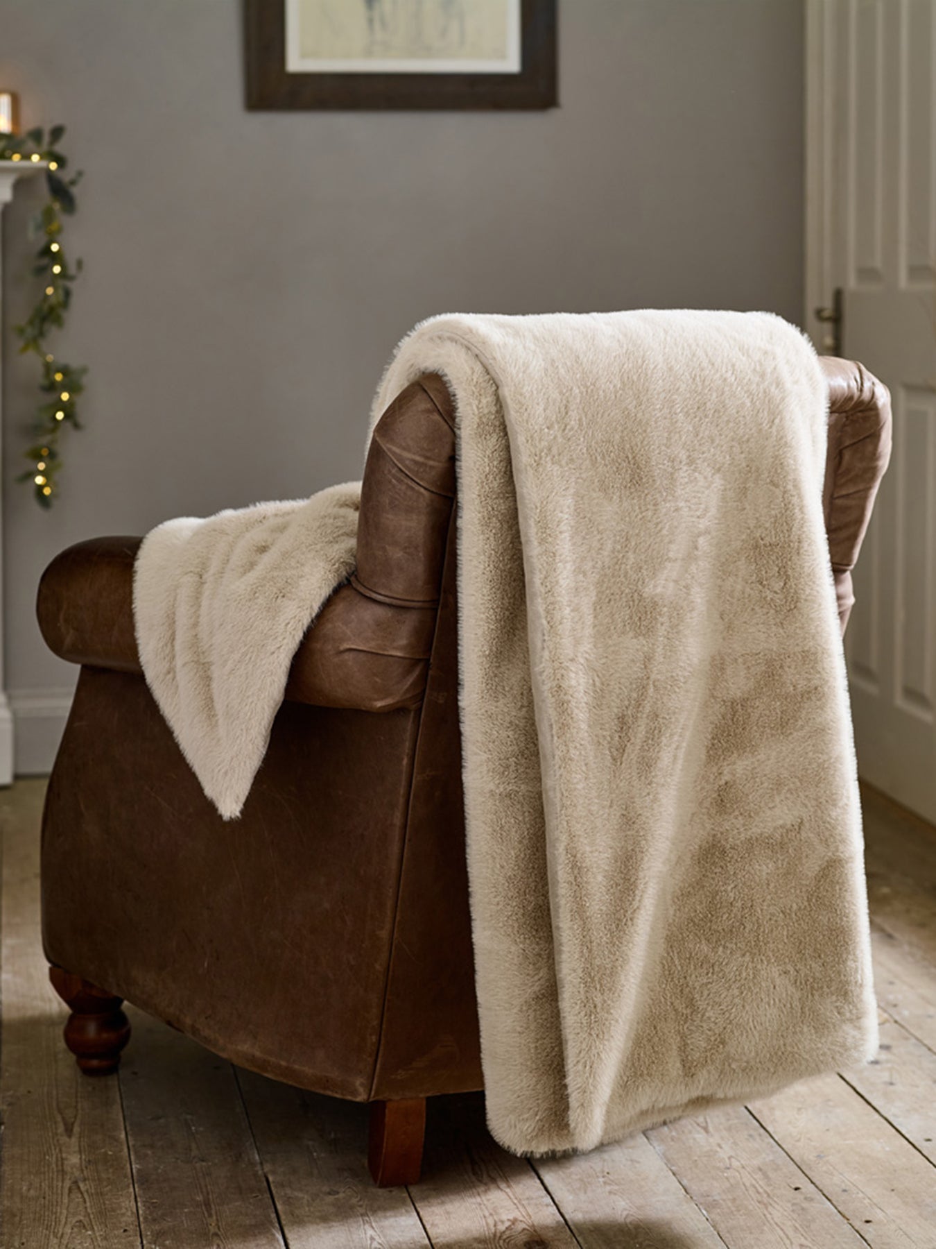 TLC Ashford Throw 130x180cm Natural