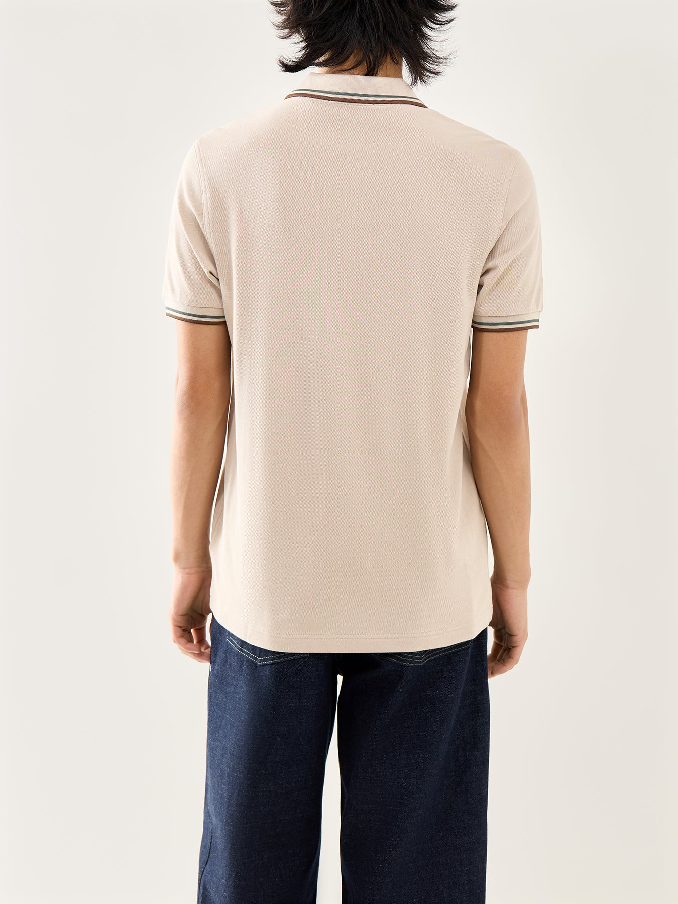 Twin Tipped Polo Shirt Green