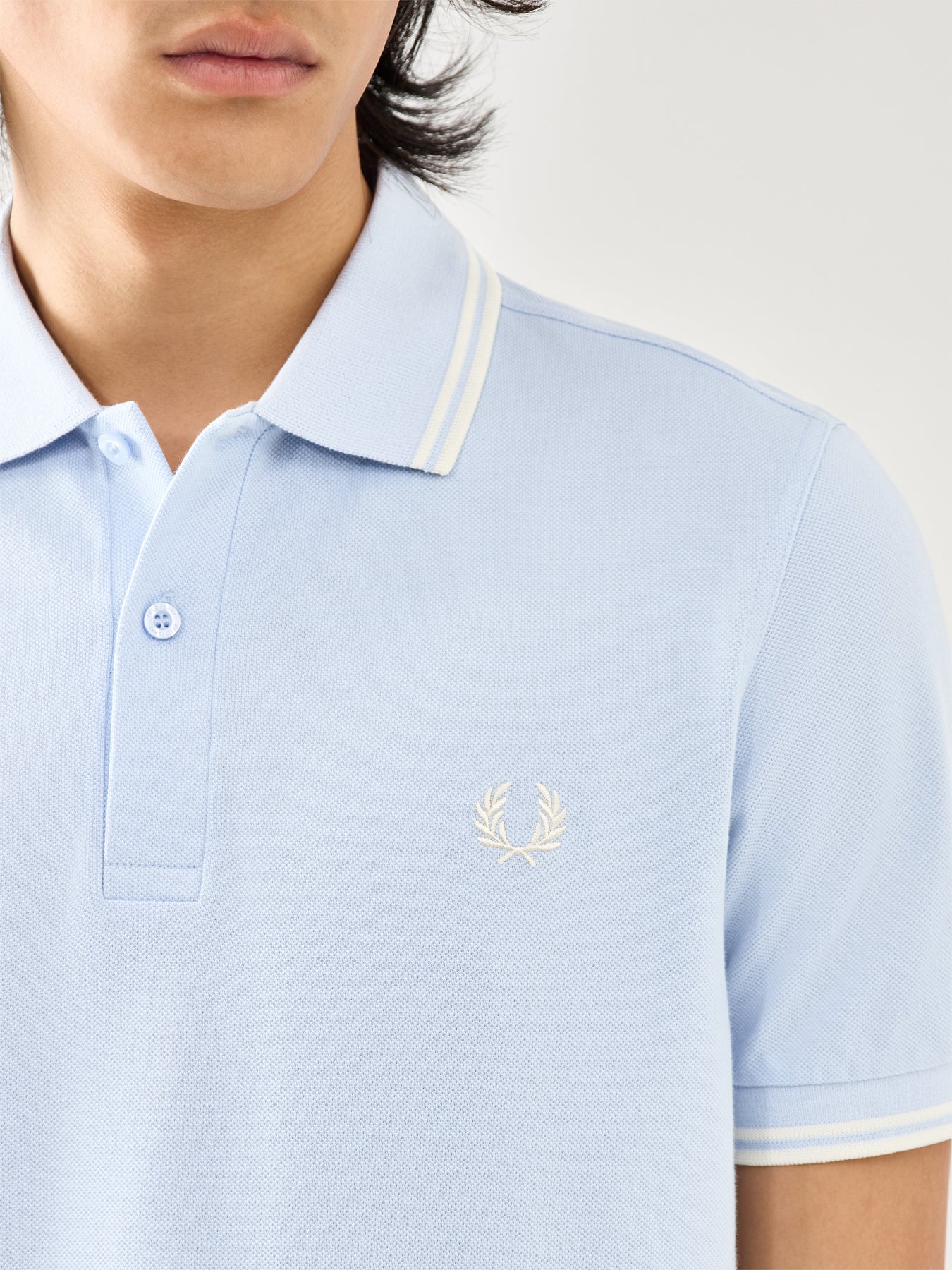 Twin Tipped Polo Shirt Ecru