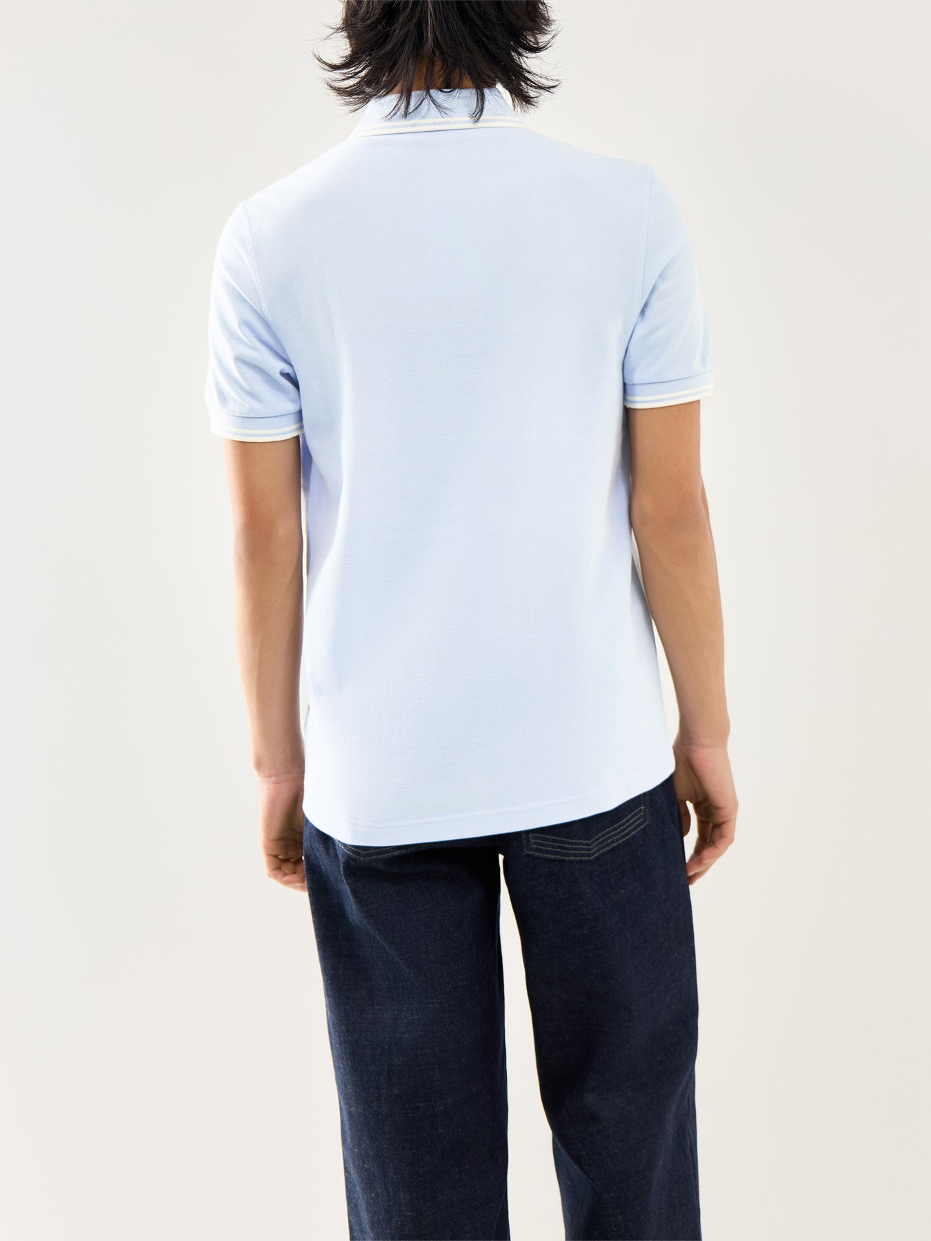 Twin Tipped Polo Shirt Ecru