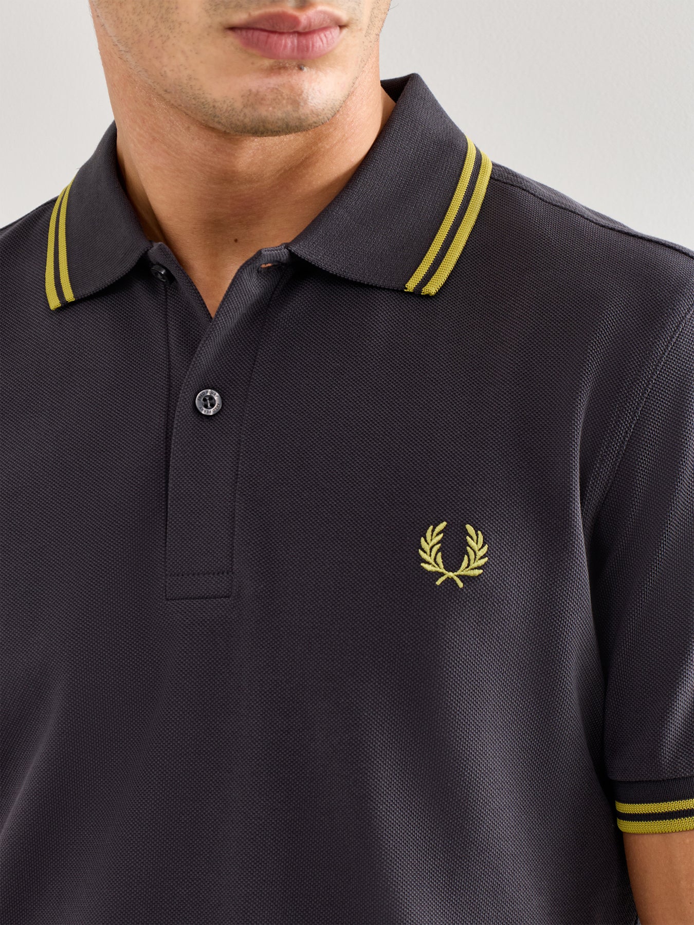 Twin Tipped Polo Shirt Black/Yellow