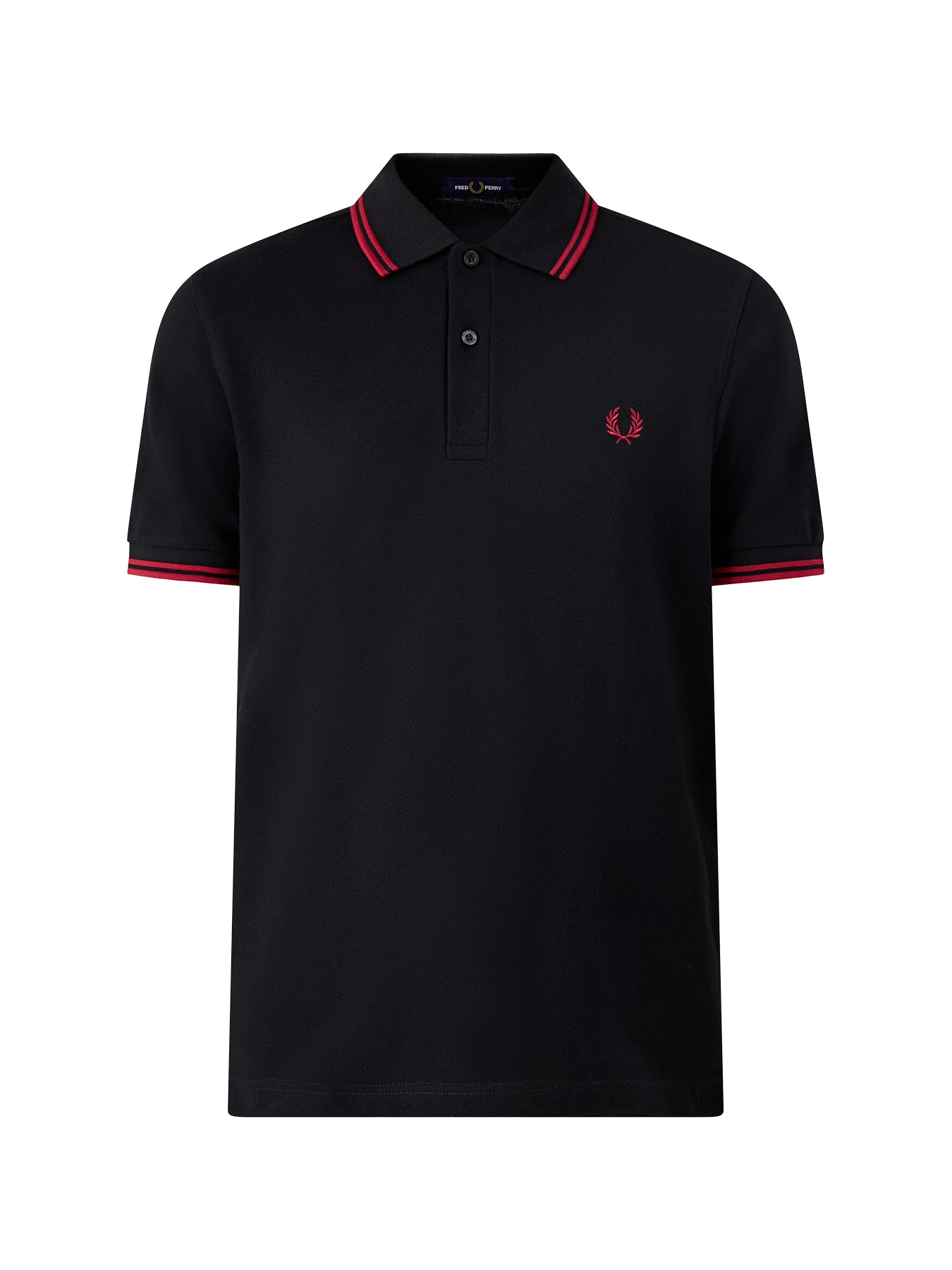 Twin Tipped Polo Shirt Black
