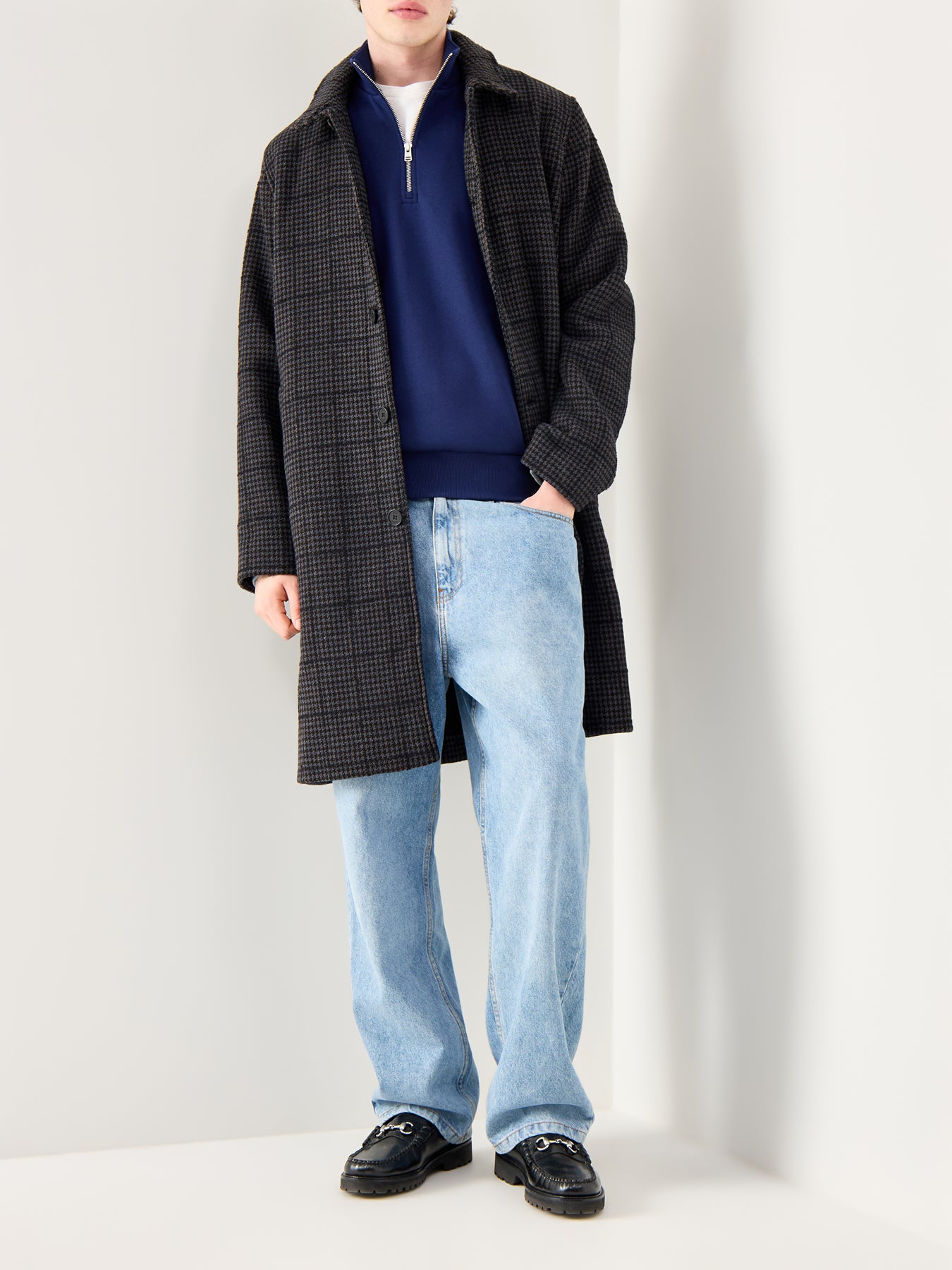 Half Zip Sweatshirt Navy