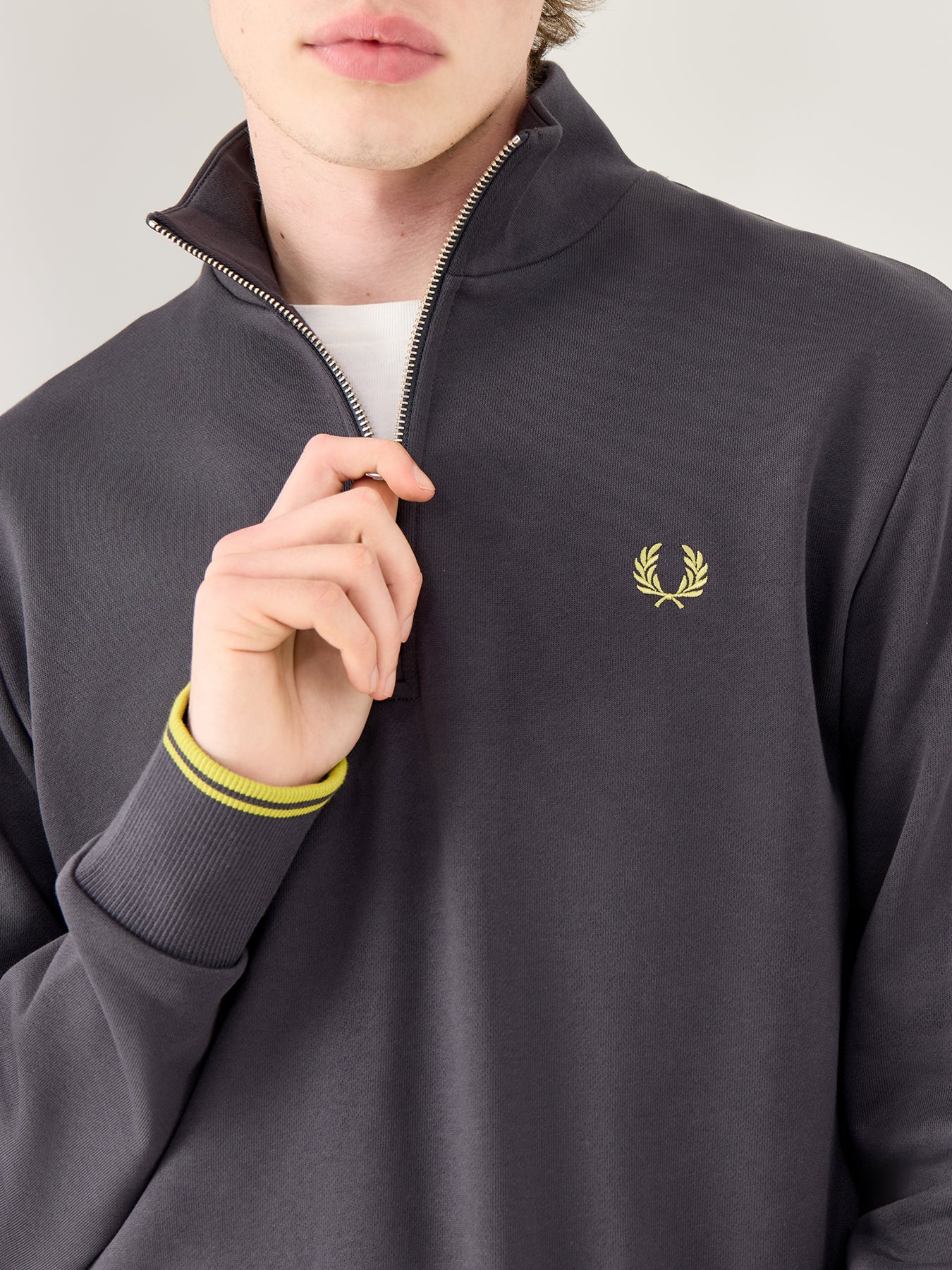 Half Zip Sweatshirt Black