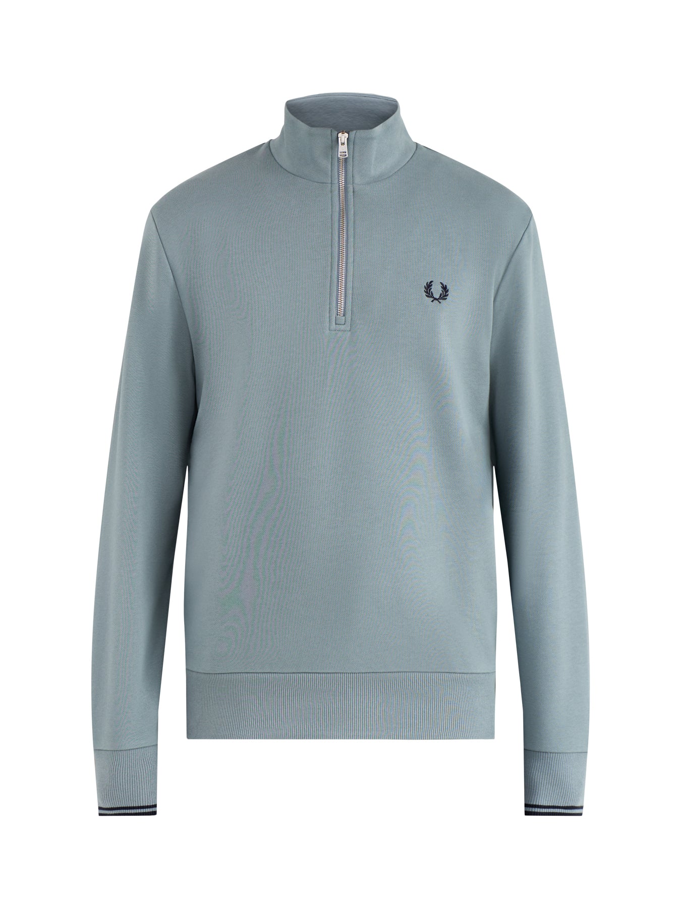 Half Zip Sweatshirt Grey Marl