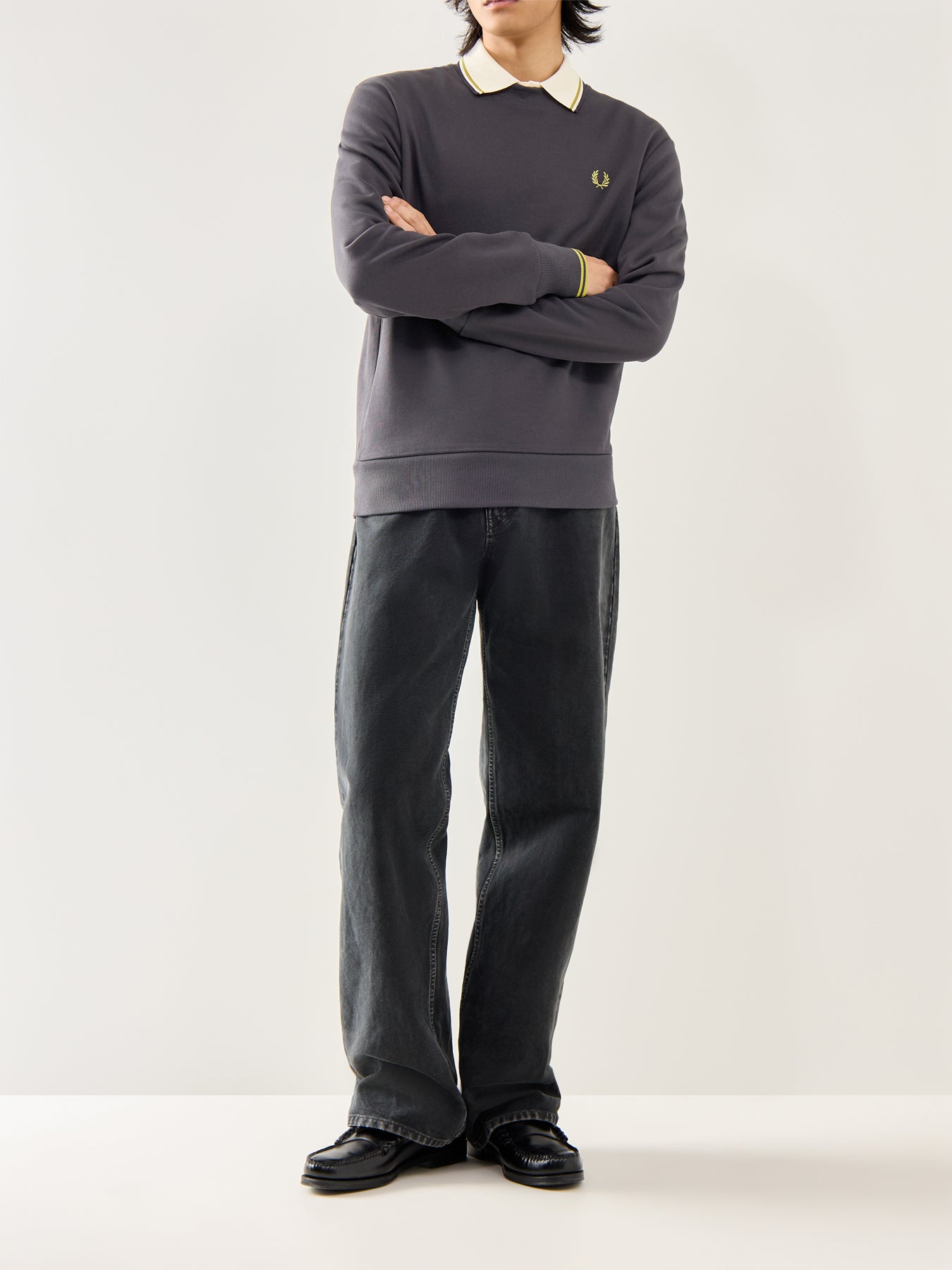 Crew Neck Sweatshirt Grey