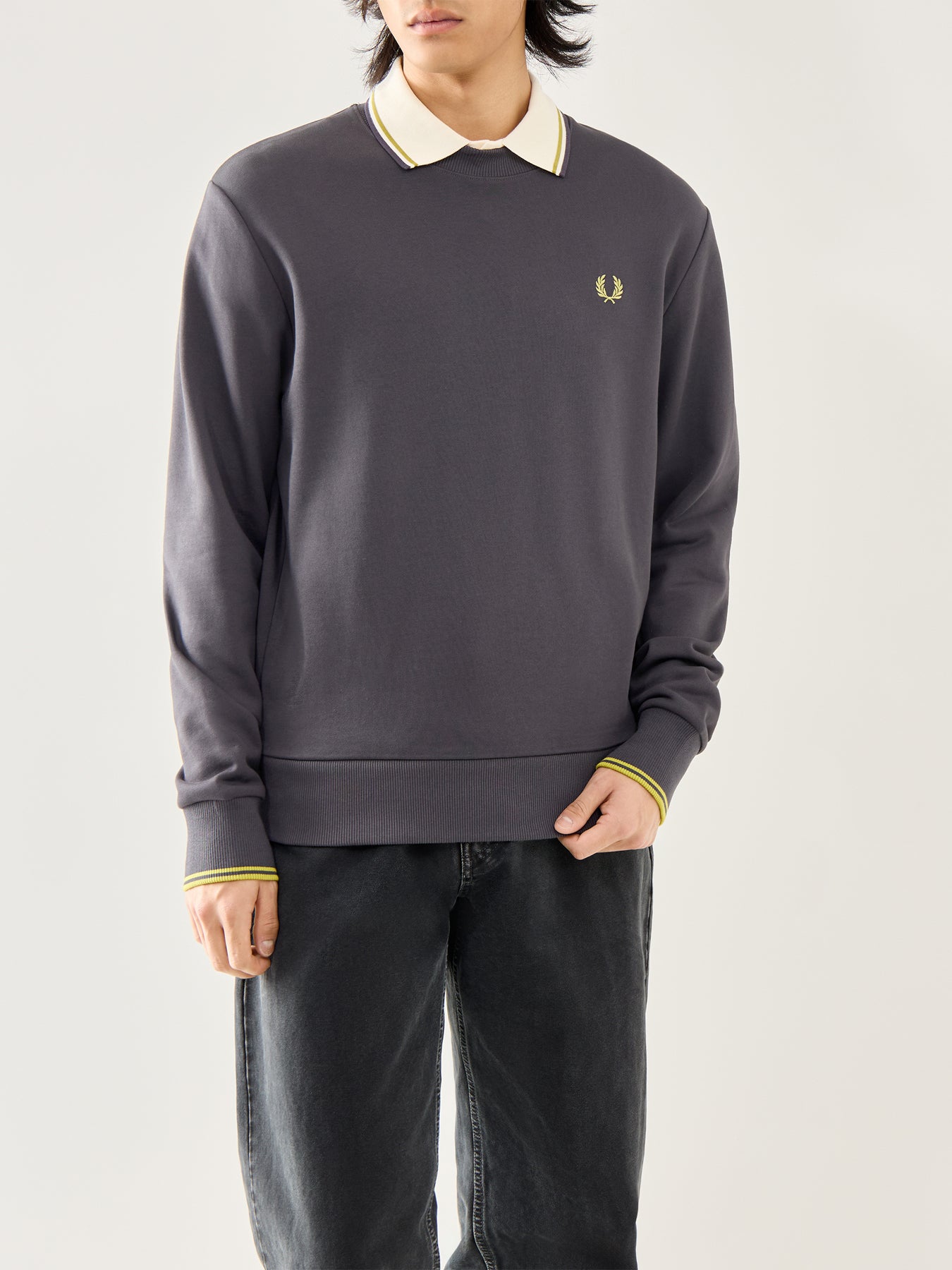 Crew Neck Sweatshirt Grey