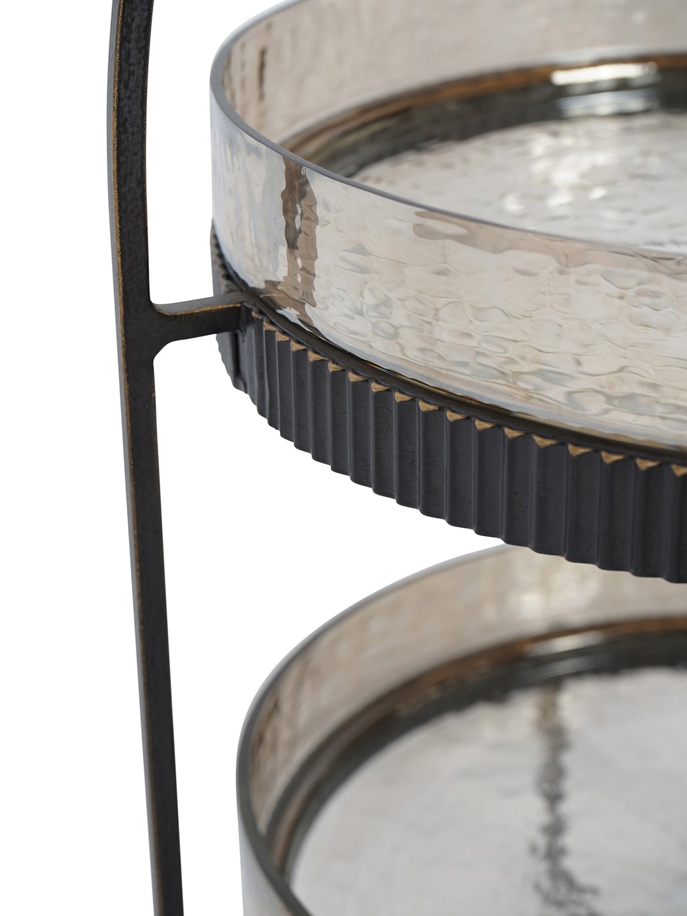 Beresford Glass Two Tier Cake Stand