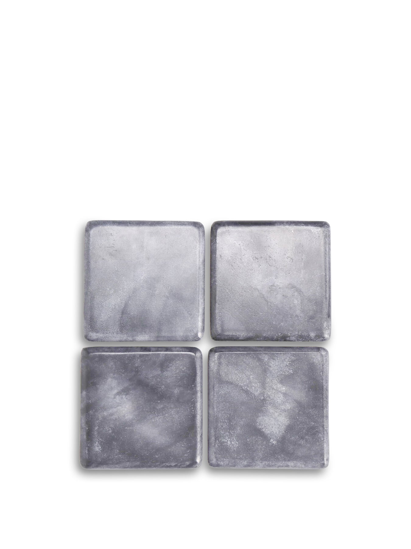 Black Marble Square Coasters Set of 4