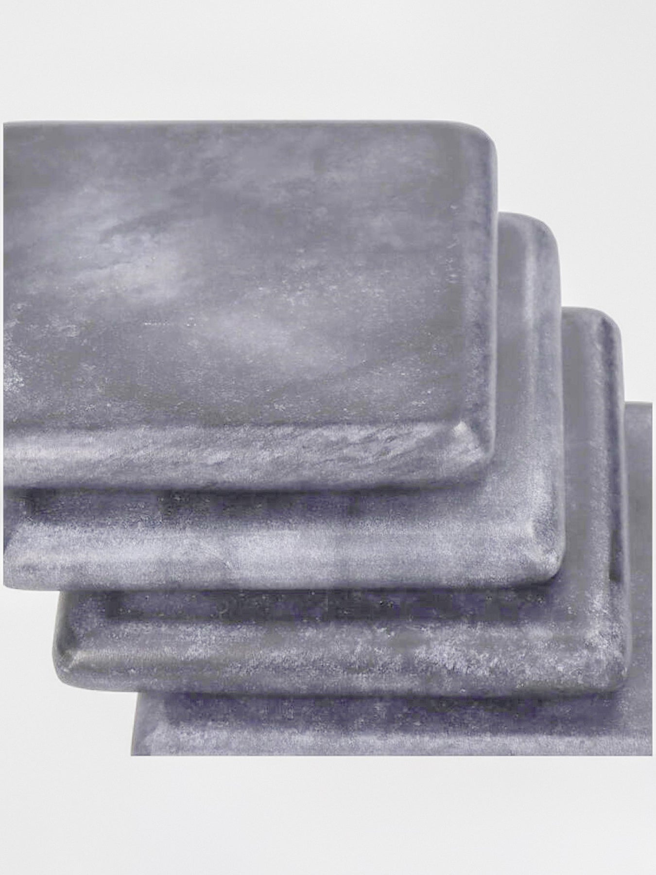 Black Marble Square Coasters Set of 4