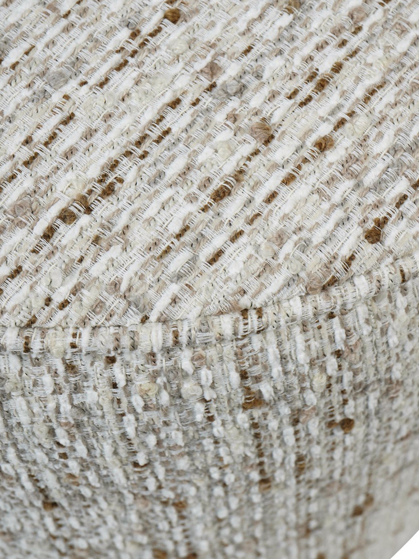 Roehampton Textured Slub Swivel Chair Natural