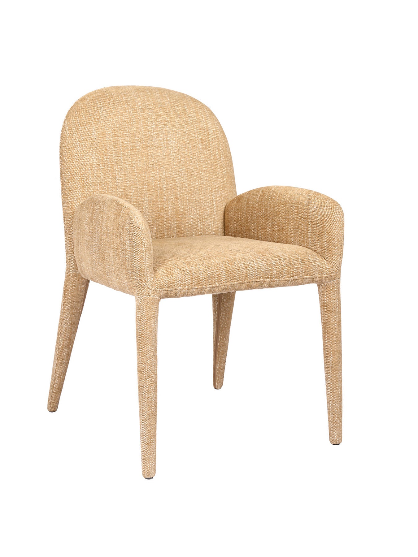 Eska Carver Upholstered Dining Chair Wheat