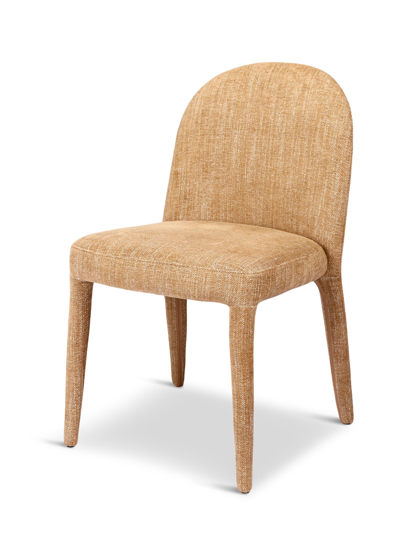 Pair of Eska Upholstered Dining Chairs in Wheat