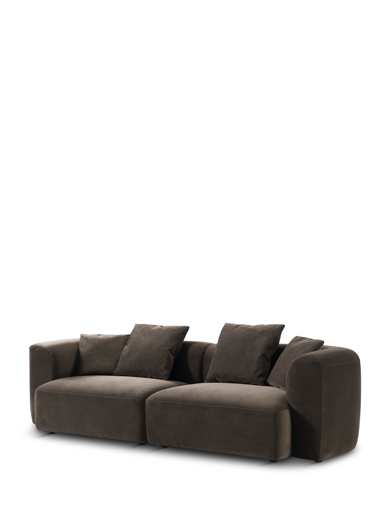 Wicklow Sofa In Brown Velvet