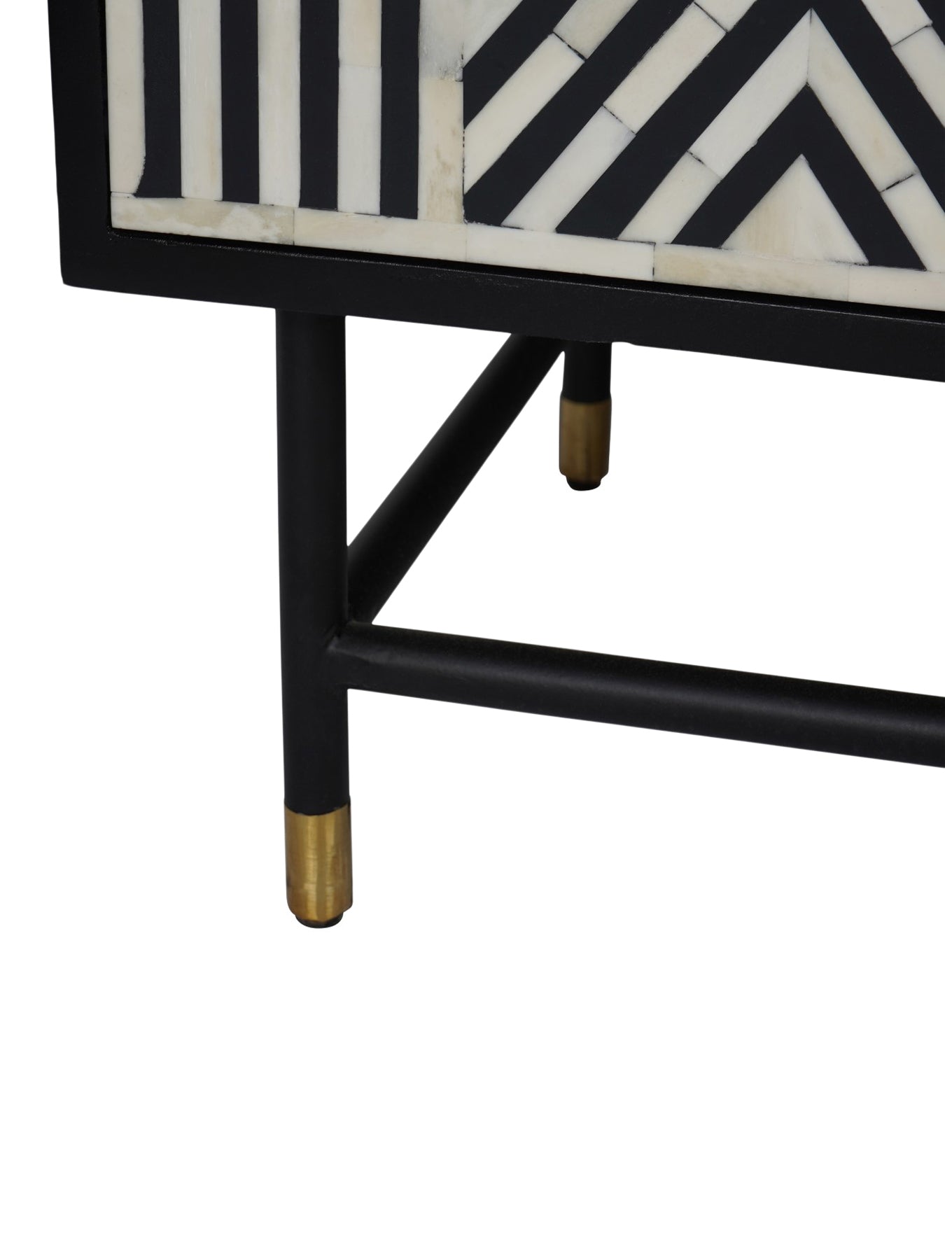 Delaney Bone Inlay Four Door Buffet Cabinet