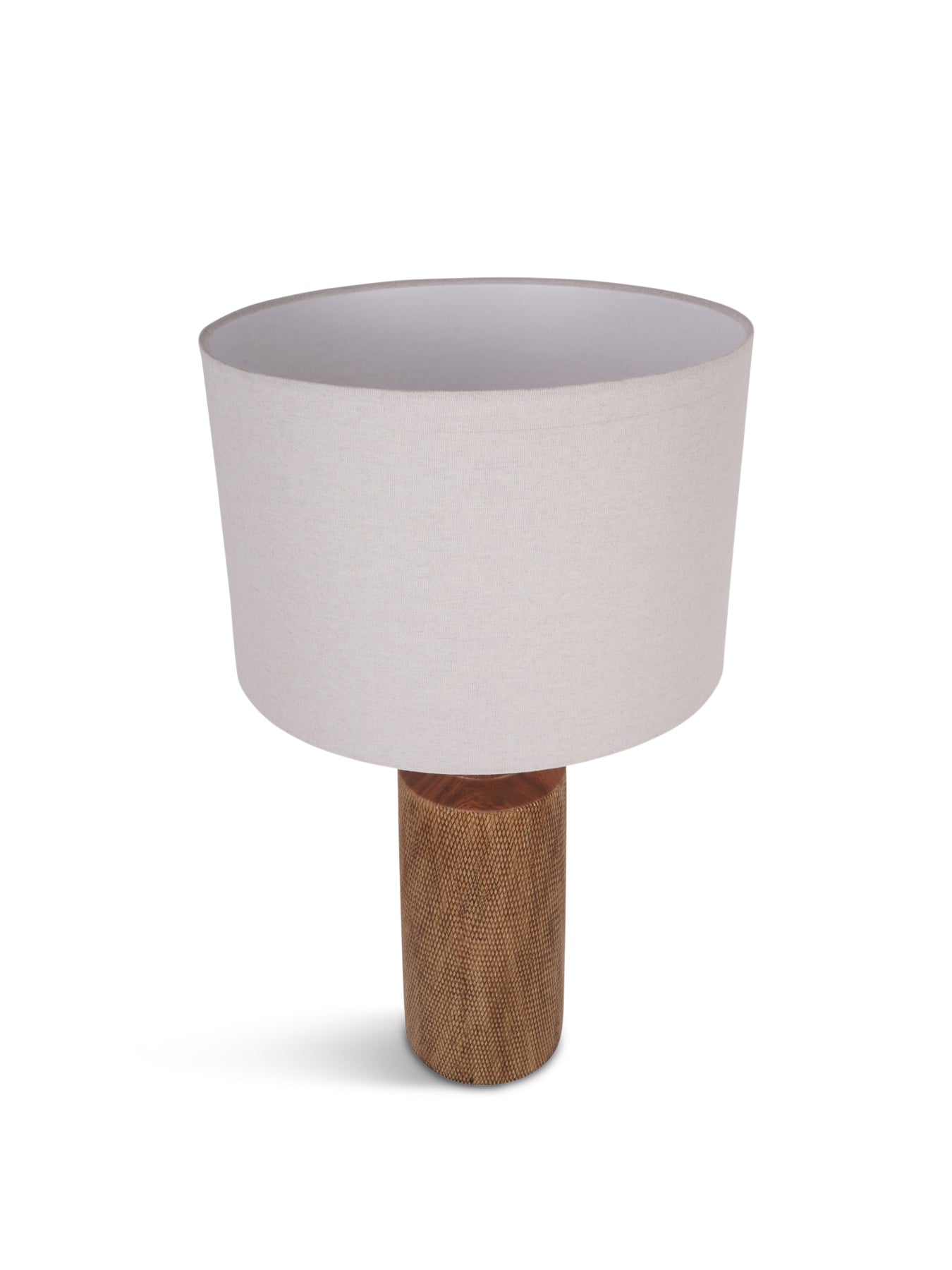 Hastings Textured Ceramic Table Lamp with Shade E27 60W