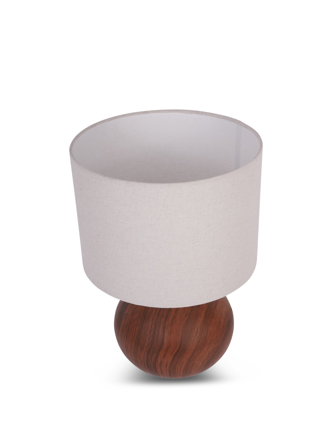 Ashford Wood Effect Ceramic Table Lamp with Shade E27 60W