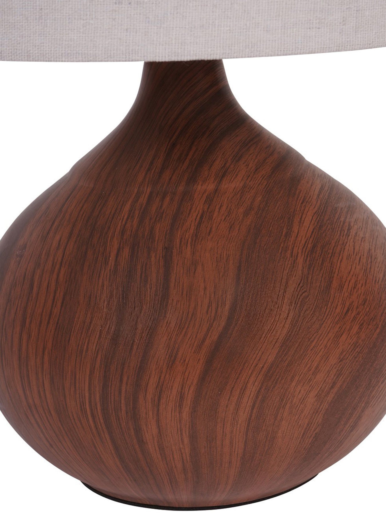 Ashford Wood Effect Ceramic Table Lamp with Shade E27 60W
