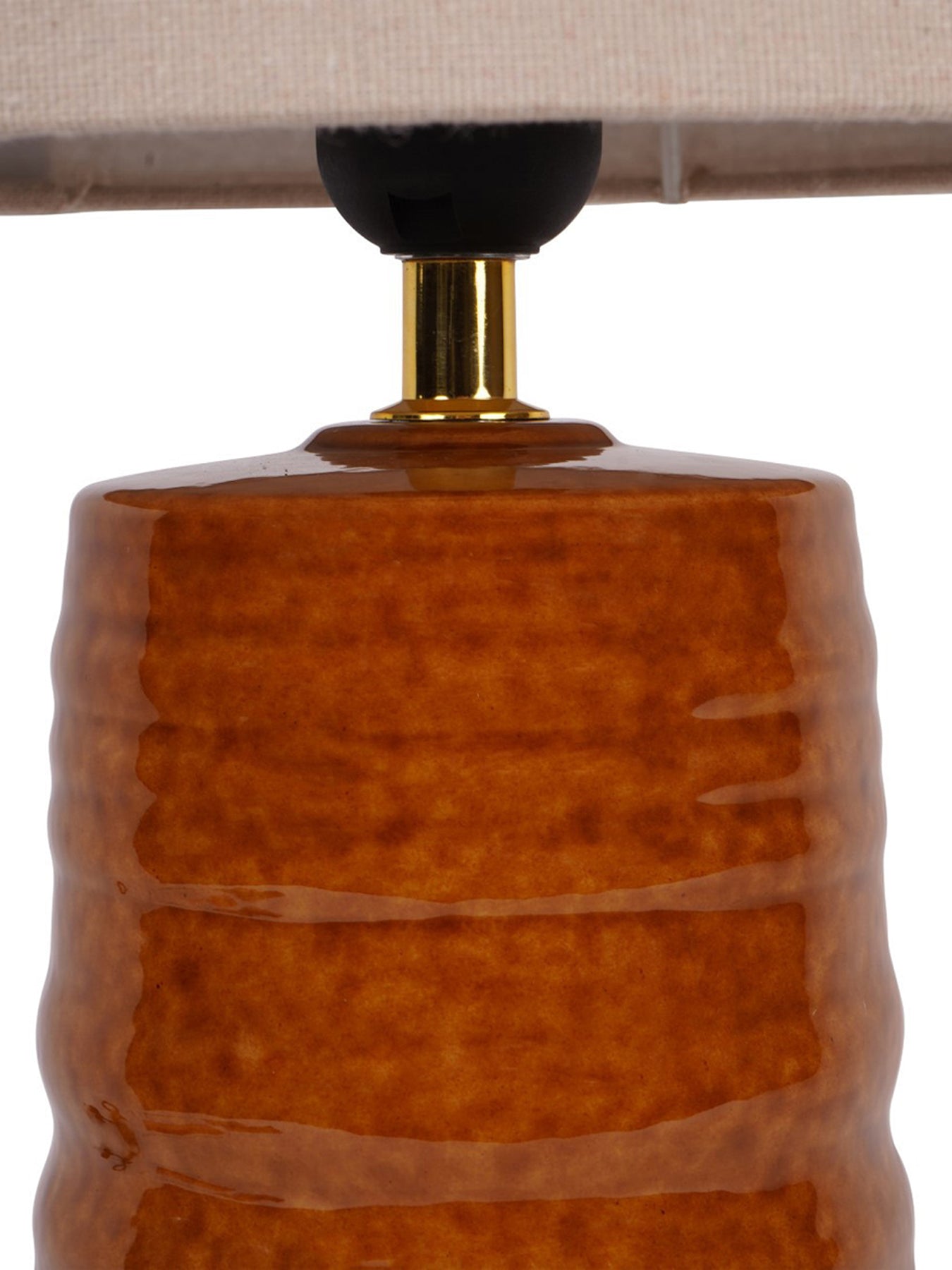 Tivoli Ceramic Table Lamp Terracotta with Shade E27 60W