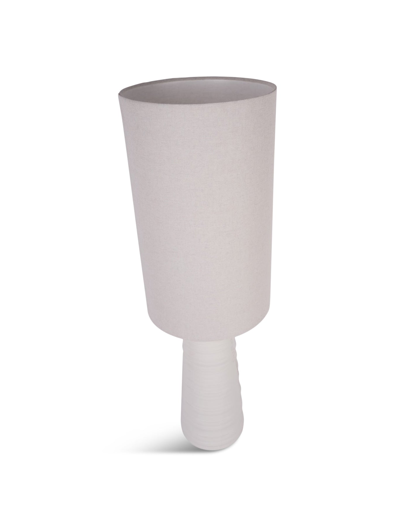 Tivoli Ceramic Table Lamp White with Shade E27 60W