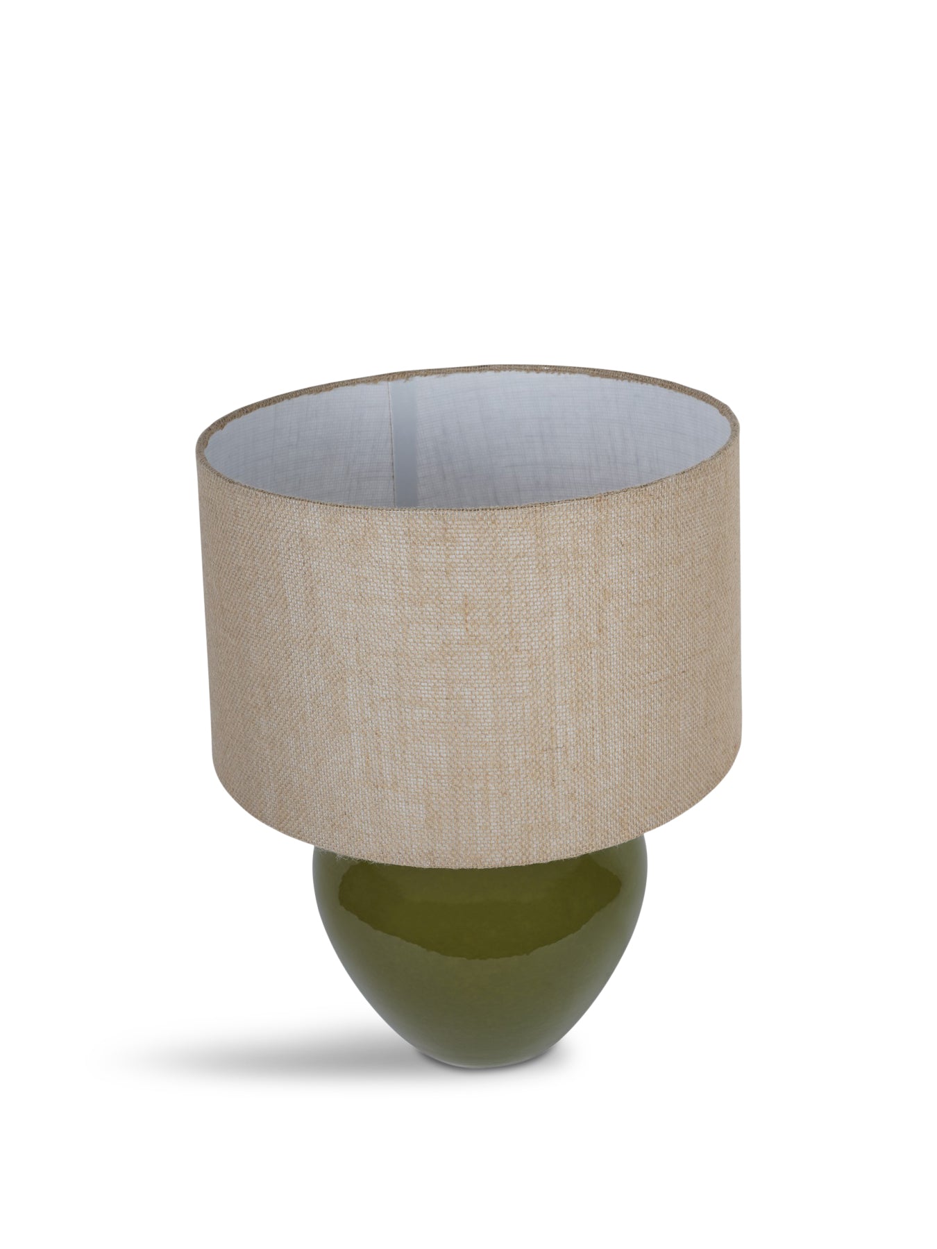Aubrey Green Ceramic Table Lamp Large E27 60W